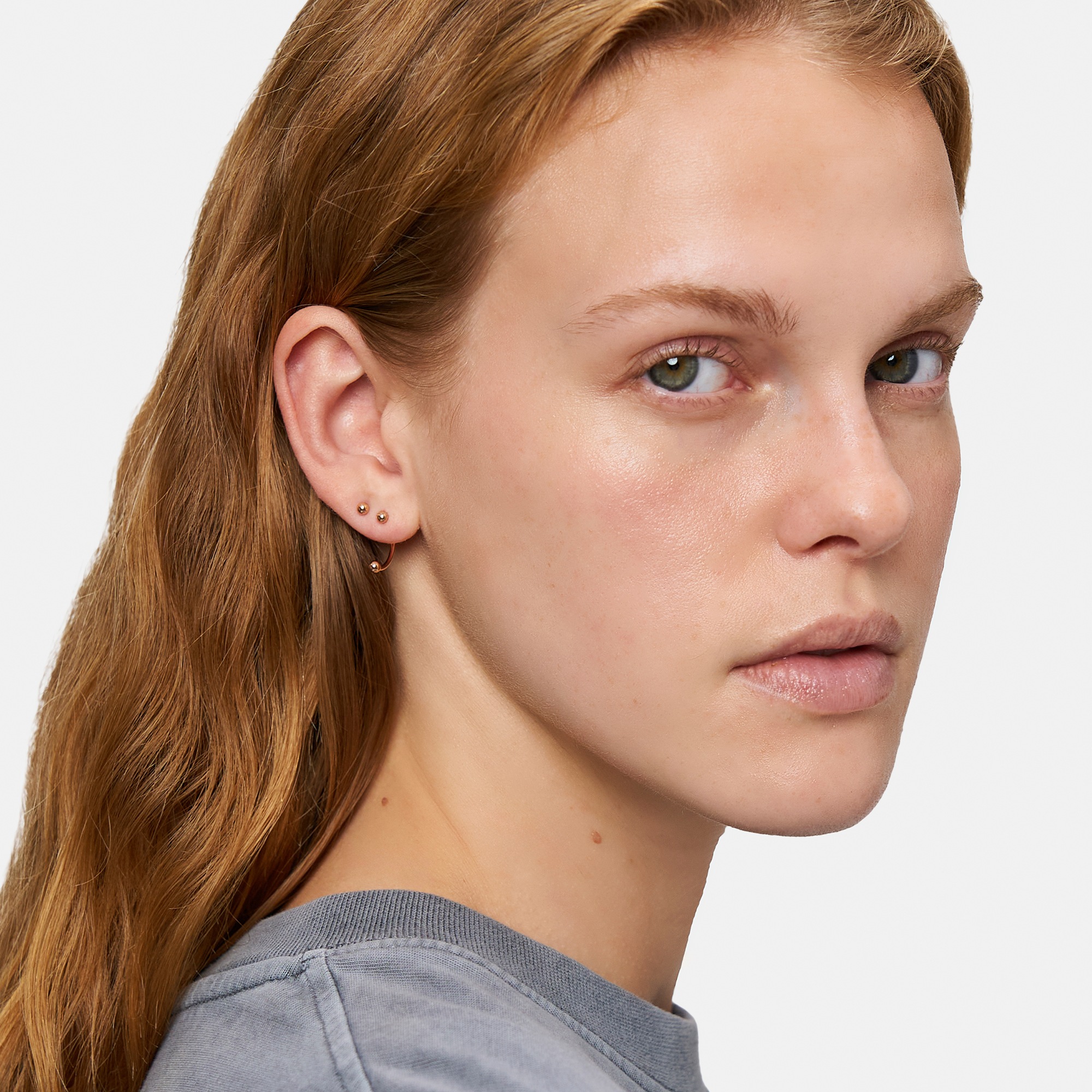 Liebeskind Berlin Paar Creolen »Schmuck Geschenk Edelstahl Ohrringe The Berlin Style«, Einhänger abnehmbar