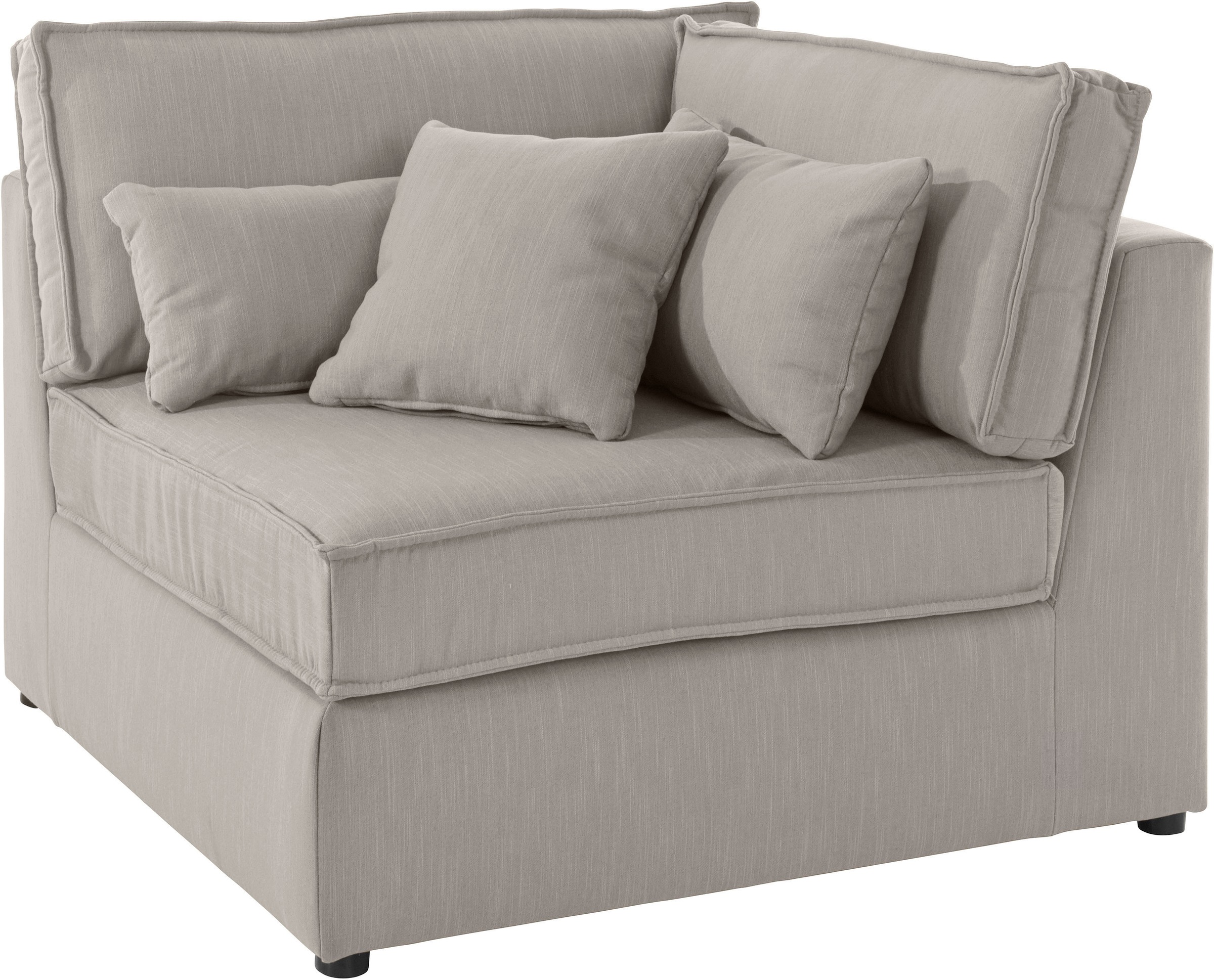 OTTO home Sofa-Eckelement "Florid" Teil eines Modulsofas, fester Sitzkomfor günstig online kaufen