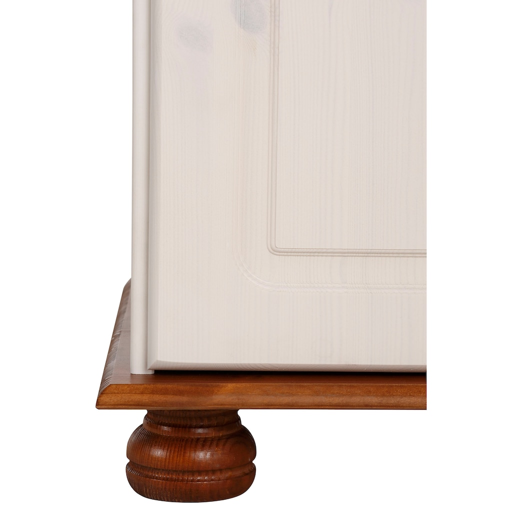 Home affaire Sekretär »Mette, Schreibtisch im Landhausstil,«, aus Massivholz, Breite 82 cm