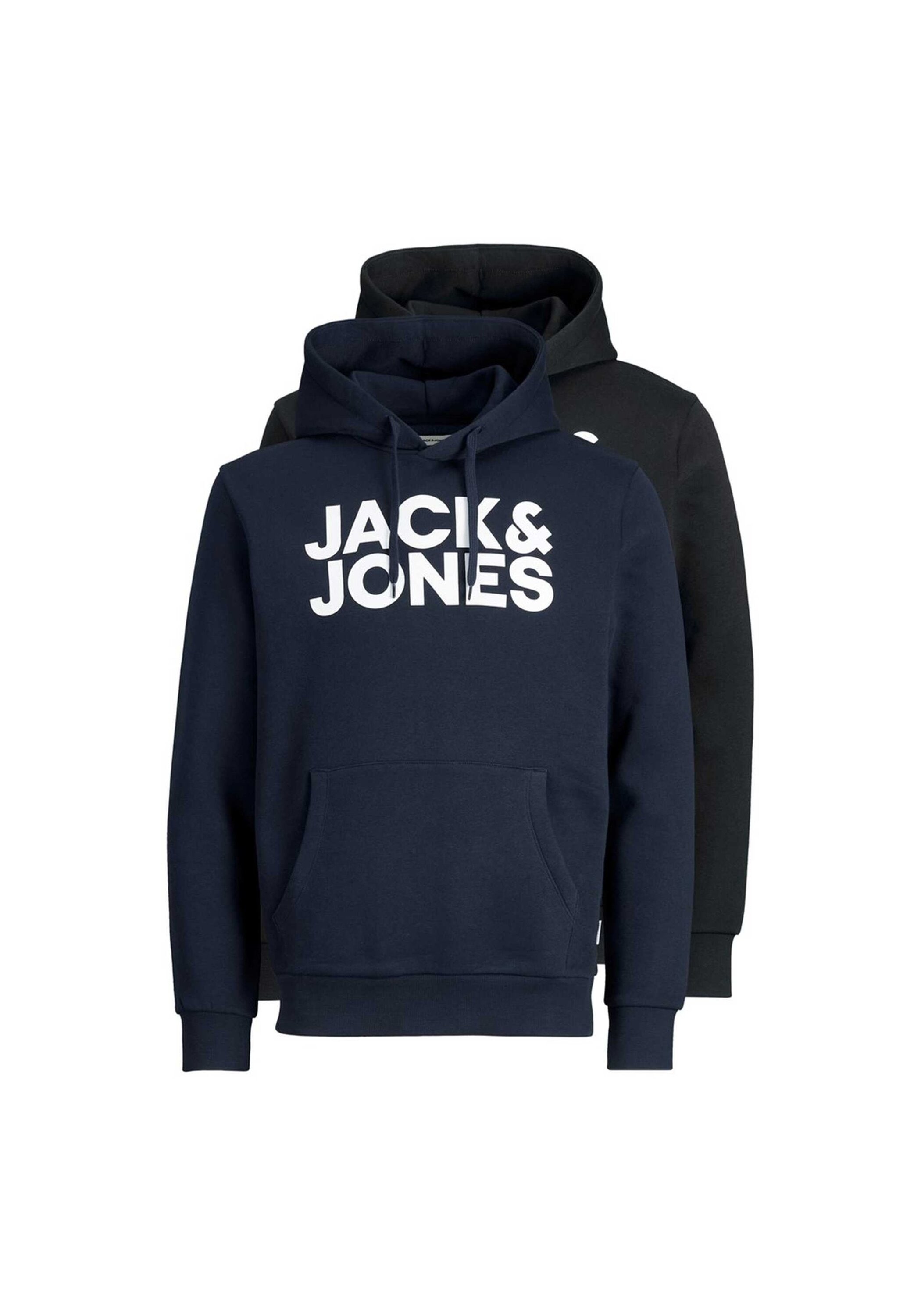 Jack & Jones Sweatshirt "Sweatshirt JJECORP LOGO SWEAT HOOD 2er Pack"