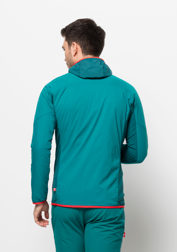 Jack Wolfskin Outdoorjacke »ALPSPITZE INS HOODY M«, mit Kapuze