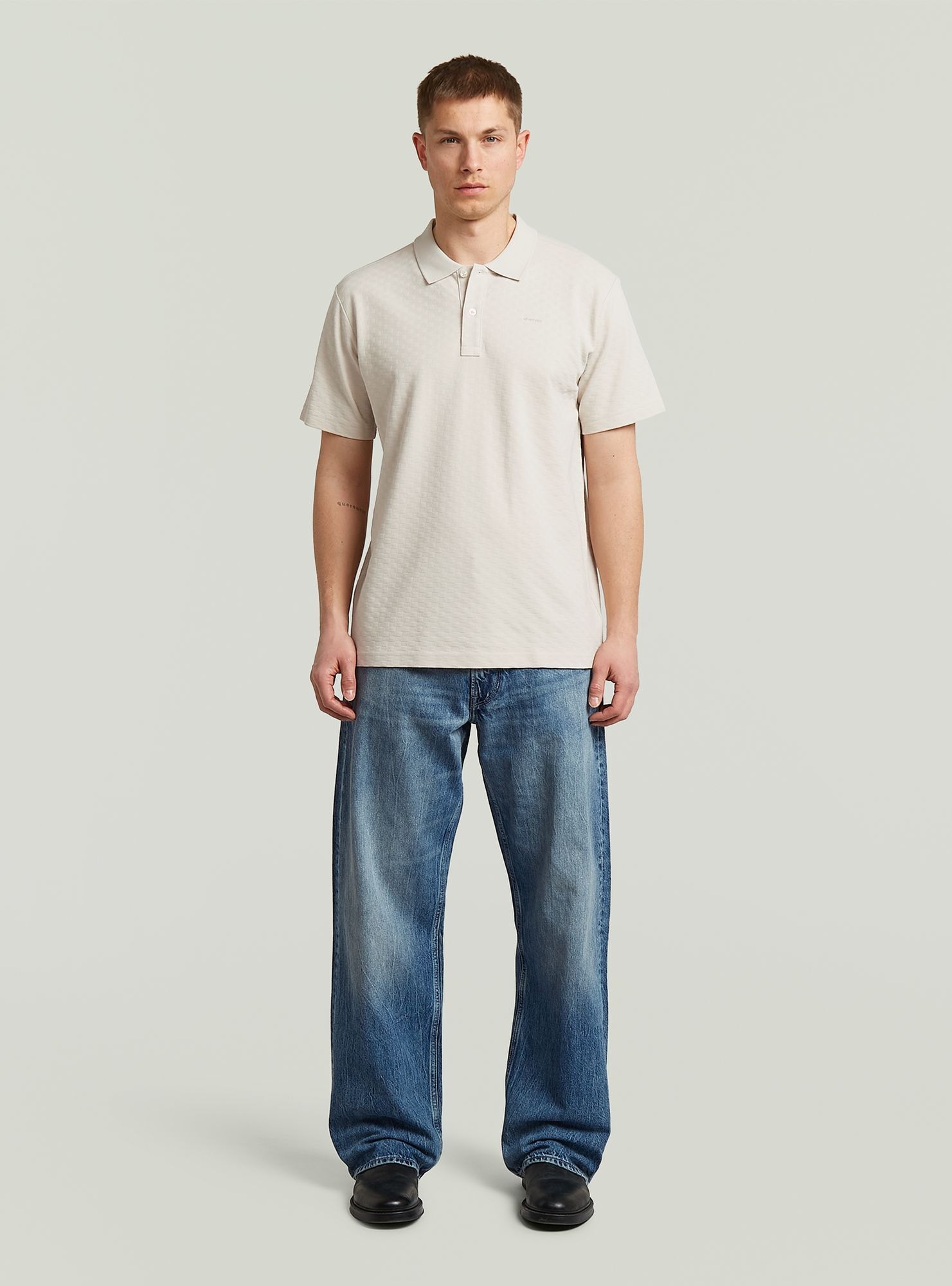 G-STAR Poloshirt "Core Regular Jacquard Poloshirt" günstig online kaufen