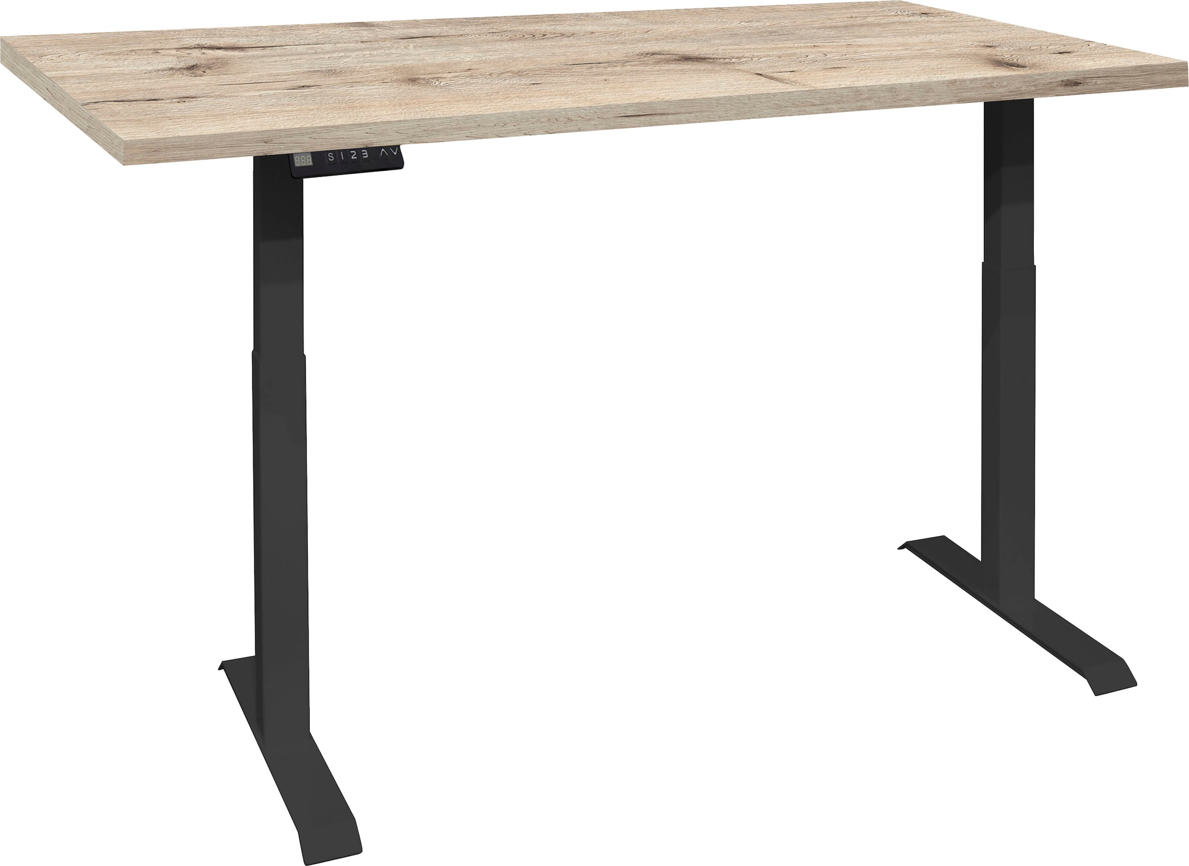 Mäusbacher Schreibtisch "Big System Office", Breite 140 cm, elektrisch höhenverstellbar