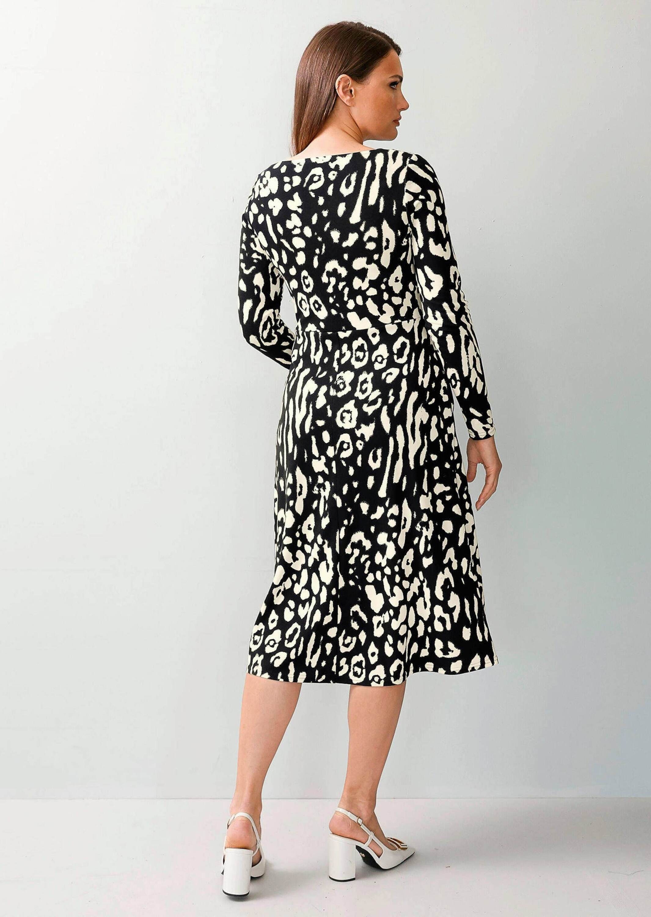 Thumbnail - Alba Moda Jerseykleid "Kleid Kleid in Animaldessin"