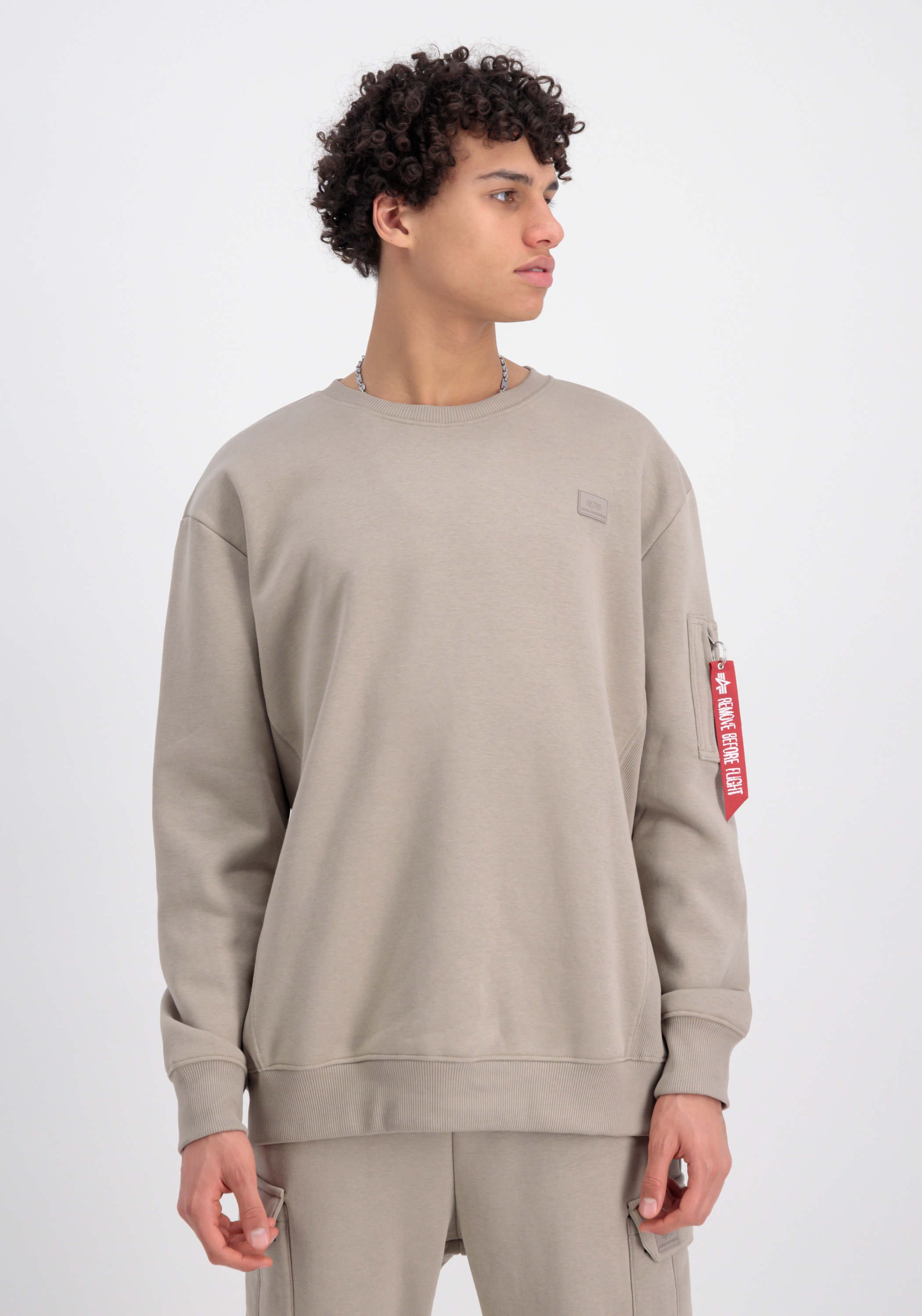 Alpha Industries Sweater "X-Fit Label Sweater" günstig online kaufen