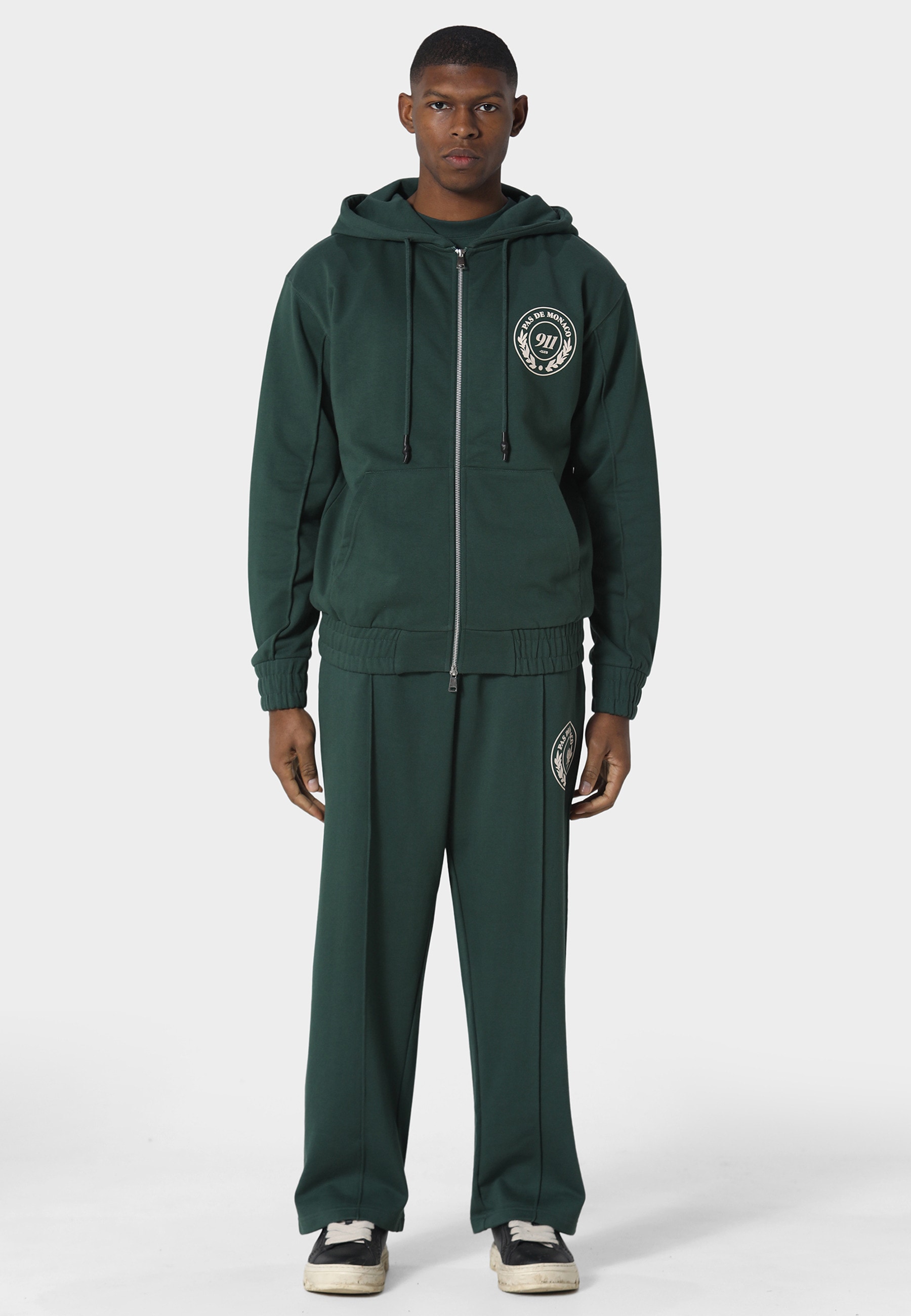 Pas De Monaco Rundhalspullover »Pas De Monaco VORTEX ZIP HOODY« 1