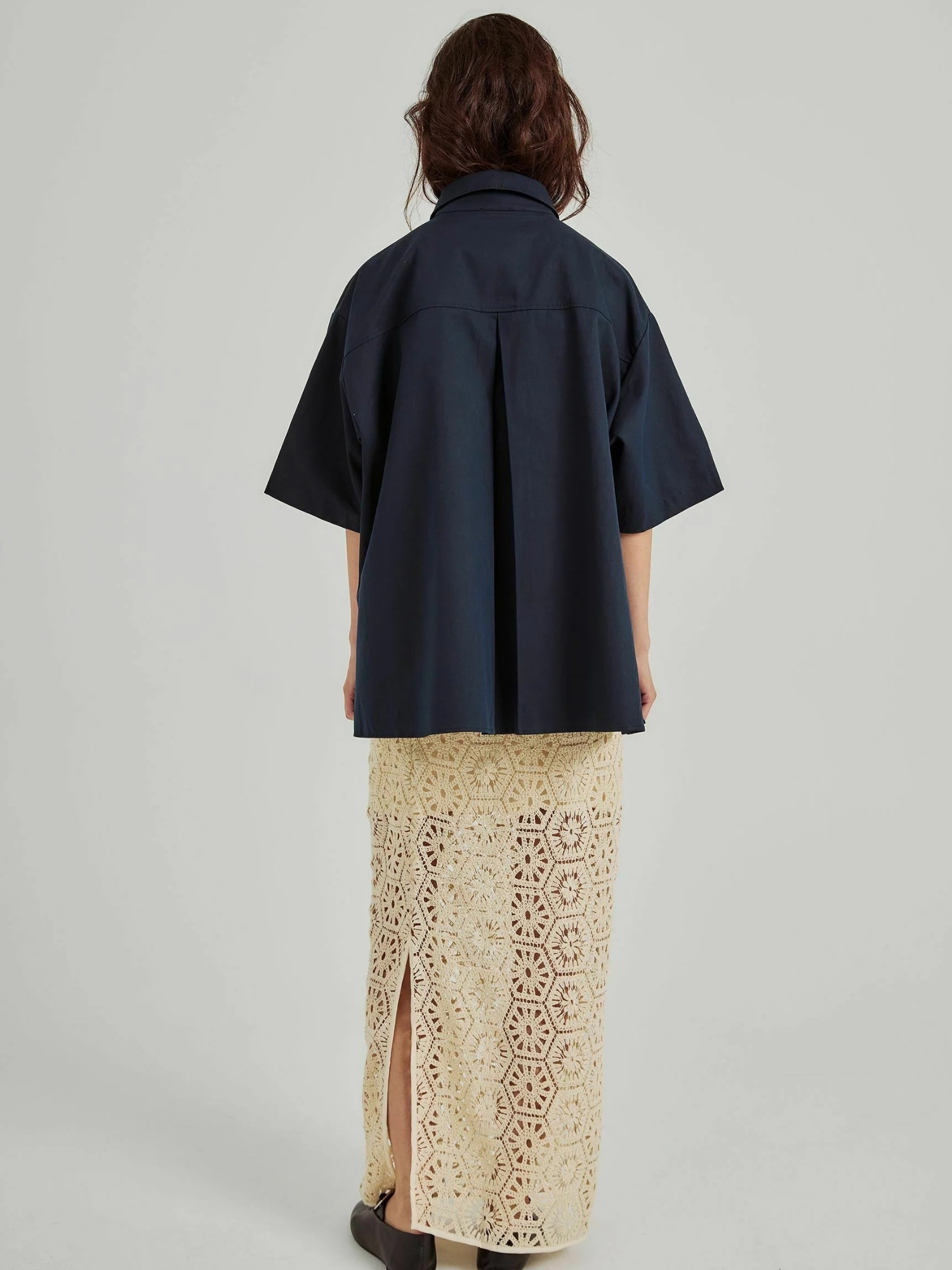 NORR Midirock »NORR skirt Crochet«