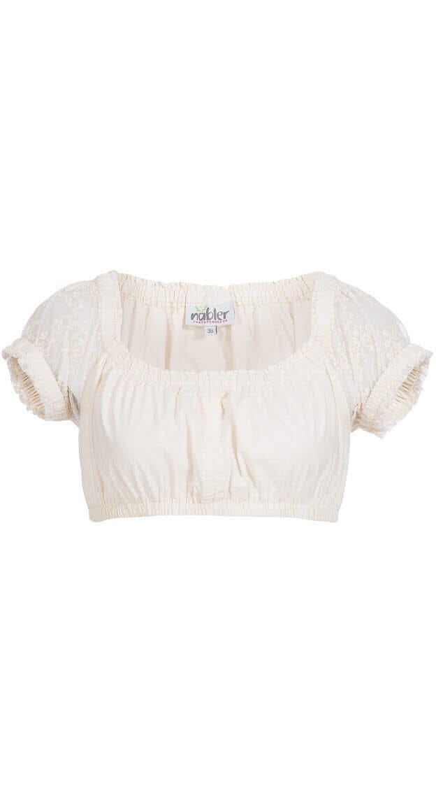 Nübler Dirndlbluse "Dirndlbluse kurzarm Sofia" günstig online kaufen