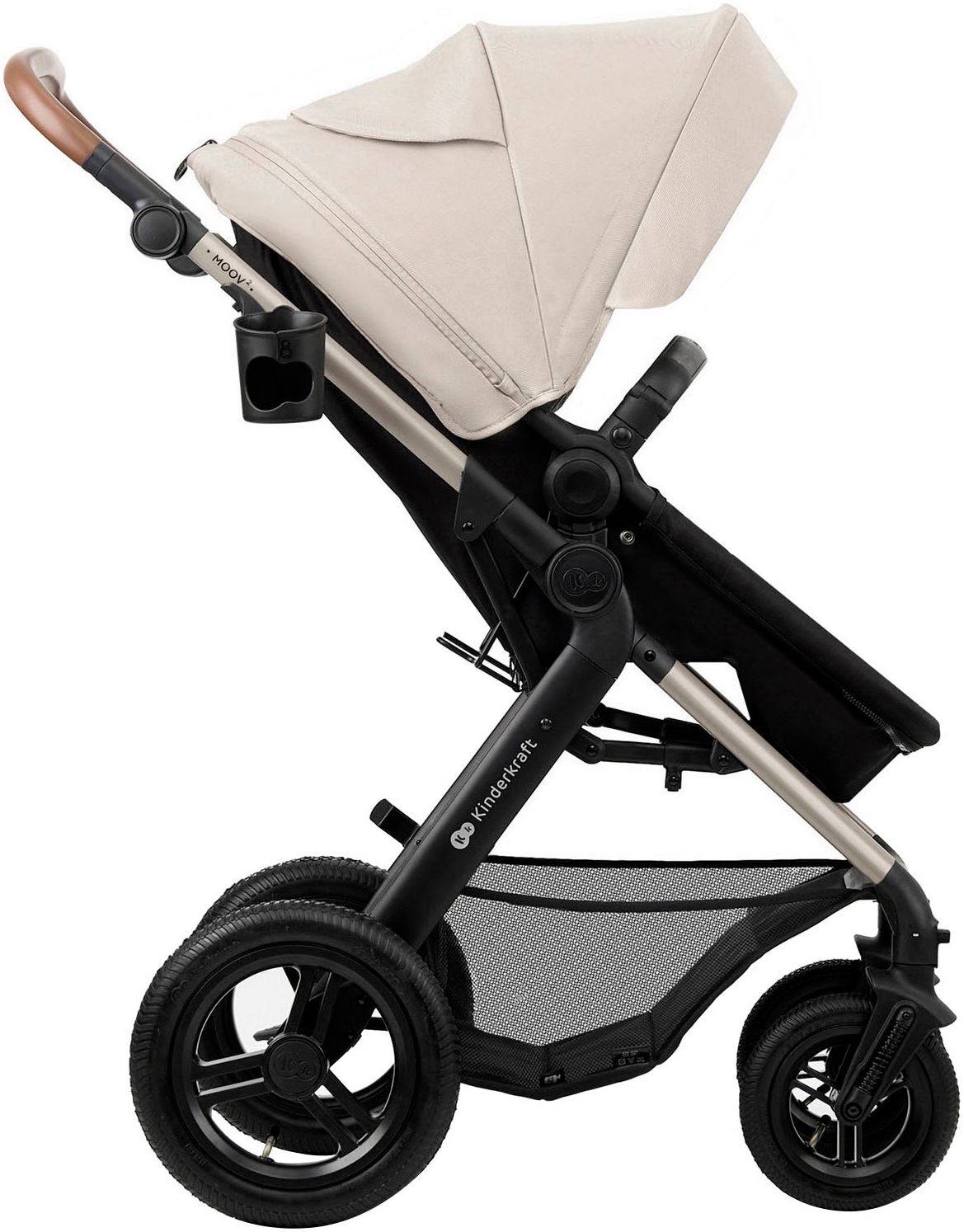 Kinderkraft Kombi-Kinderwagen »MOOV 2 4in1 AIR«, 27 kg, mit Luftreifen
