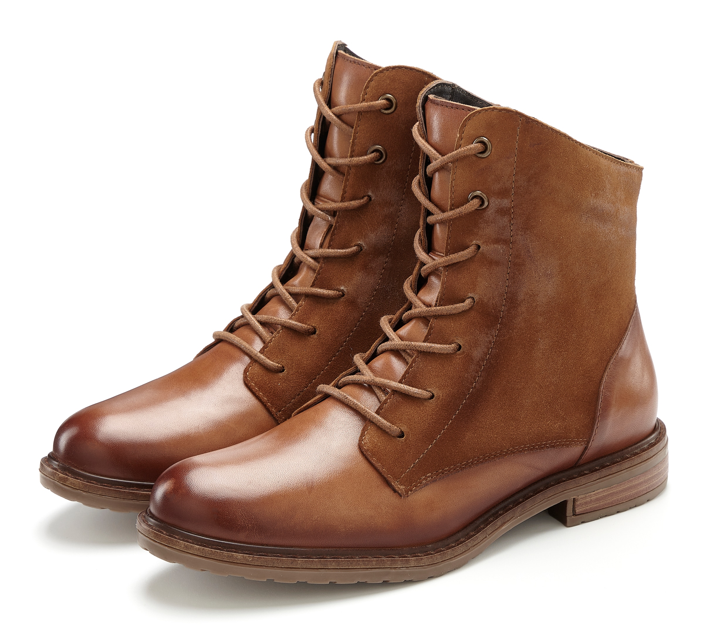 LASCANA Stiefelette "Boots", aus Leder günstig online kaufen