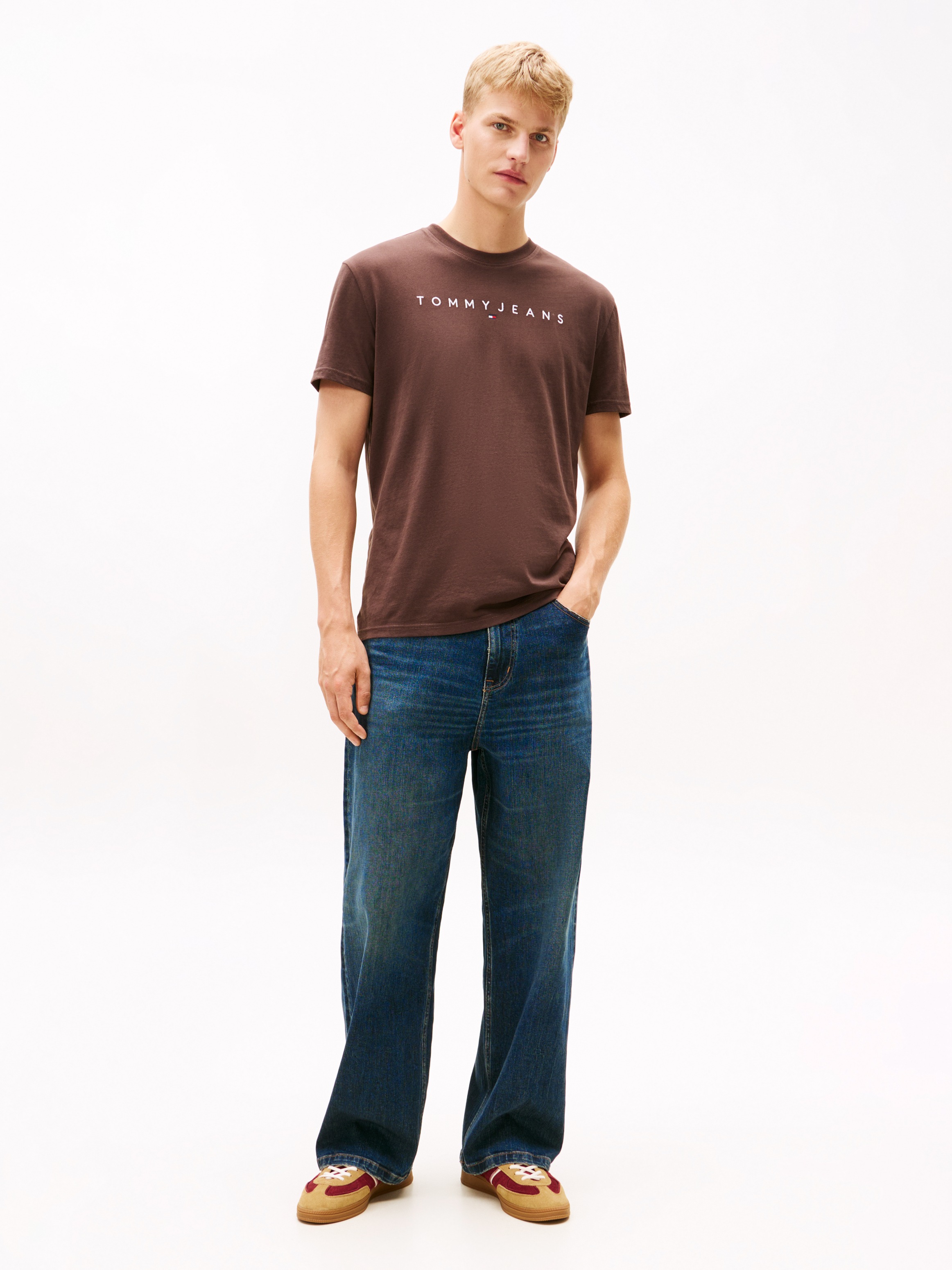 Thumbnail - Tommy Jeans T-Shirt "TJM REG LINEAR LOGO TEE EXT"