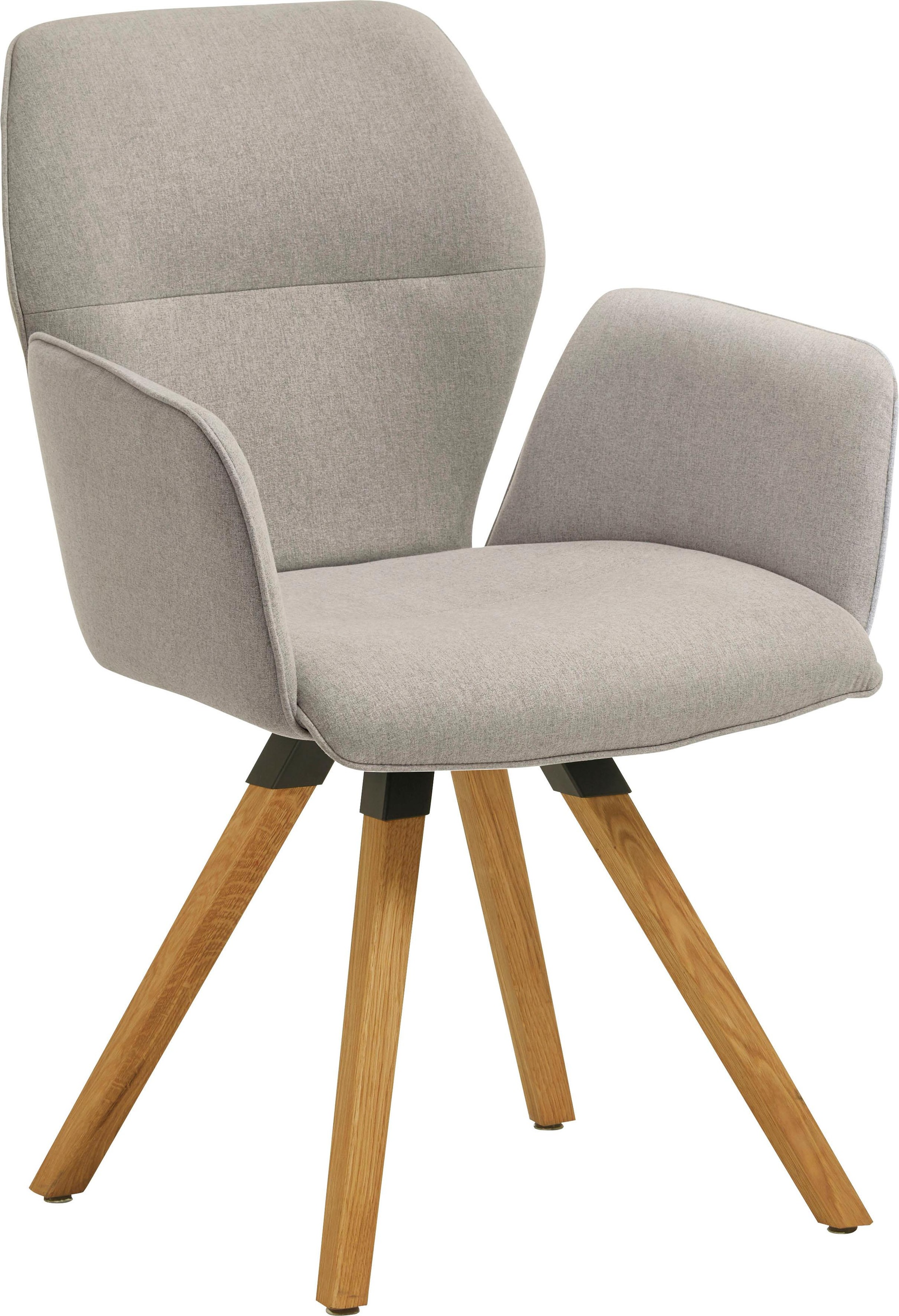 NIEHOFF SITZMÖBEL Armlehnstuhl "Merlot 2632-47" () Gestell aus massivem Eic günstig online kaufen