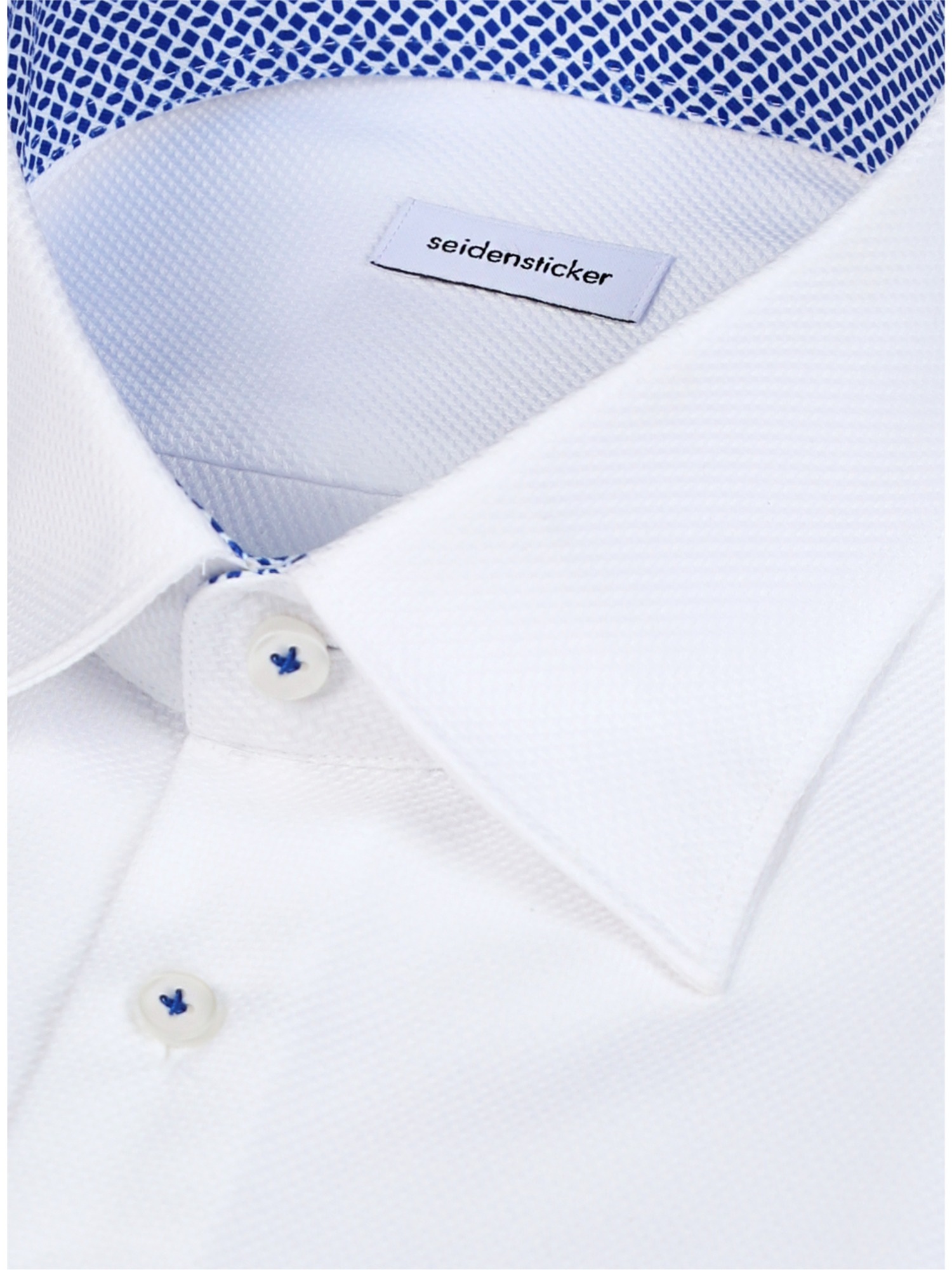 seidensticker Businesshemd »Schwarze Rose« X-Slim 1/1 Covered-Button-Down-Kragen Struktur