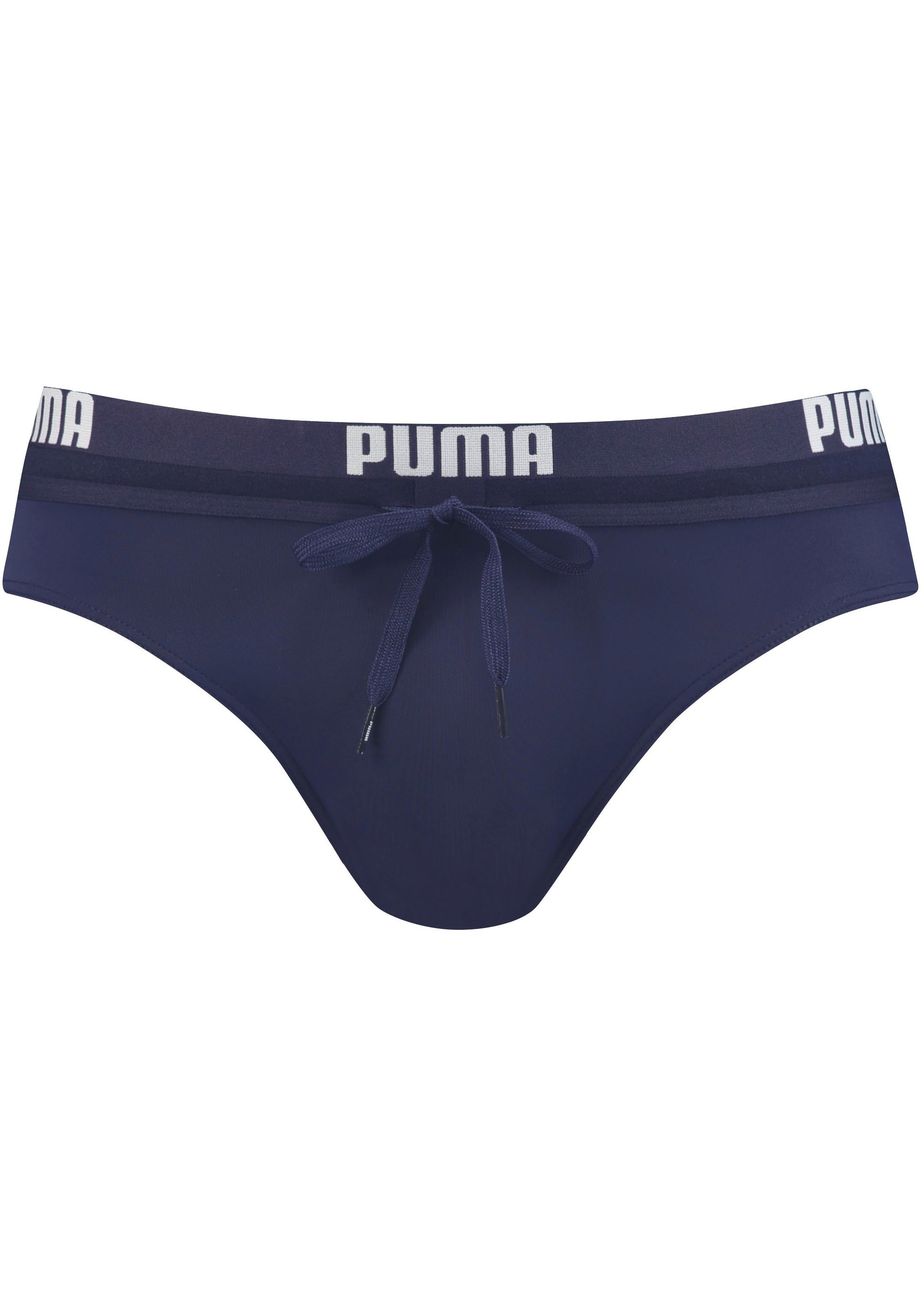 PUMA Badeslip "PUMA SWIM MEN LOGO SWIM BRIEF", mit elastischem Logobund günstig online kaufen