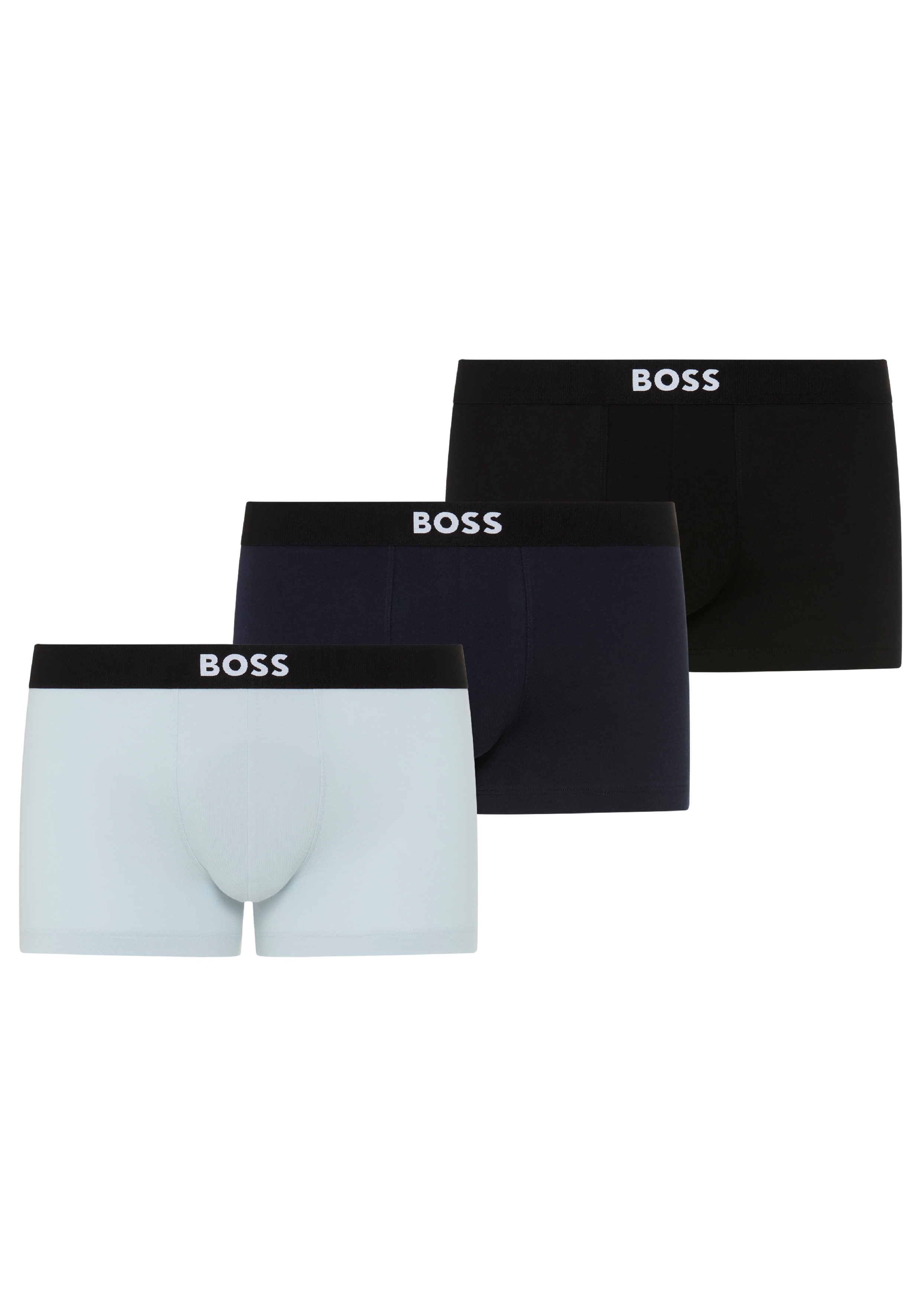 BOSS Trunk "3P Trunk BOSS ONE" mit unifarbenen Bund