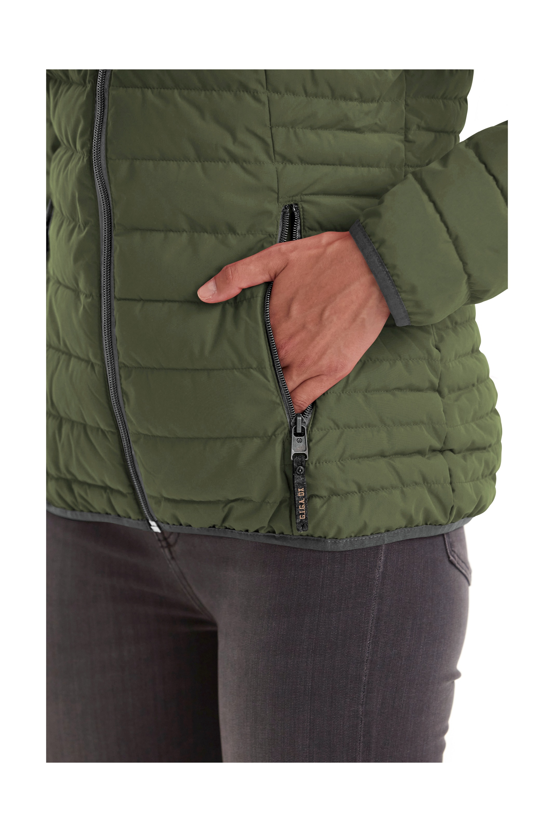 G.I.G.A. DX by killtec Steppjacke »Ventoso WMN Quilted JCKT D«, Leichte Jacke, wind- und wasserabweisend, mit abzippbarer Kapuze