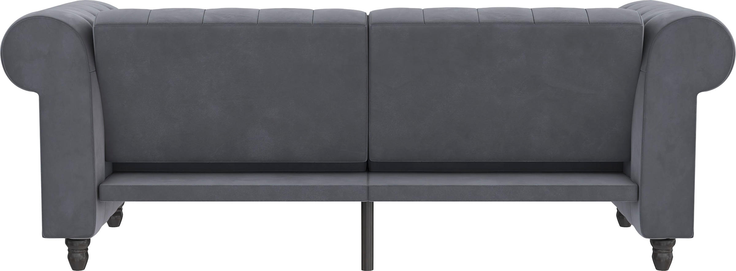 Dorel Home 3-Sitzer »Felix, Schlafsofa 236 cm, (Liegefläche 108x190cm), Rückenlehne«, 3-fach verstellbar, Velours, Kunstleder, Luxus-Microfaser Vintage