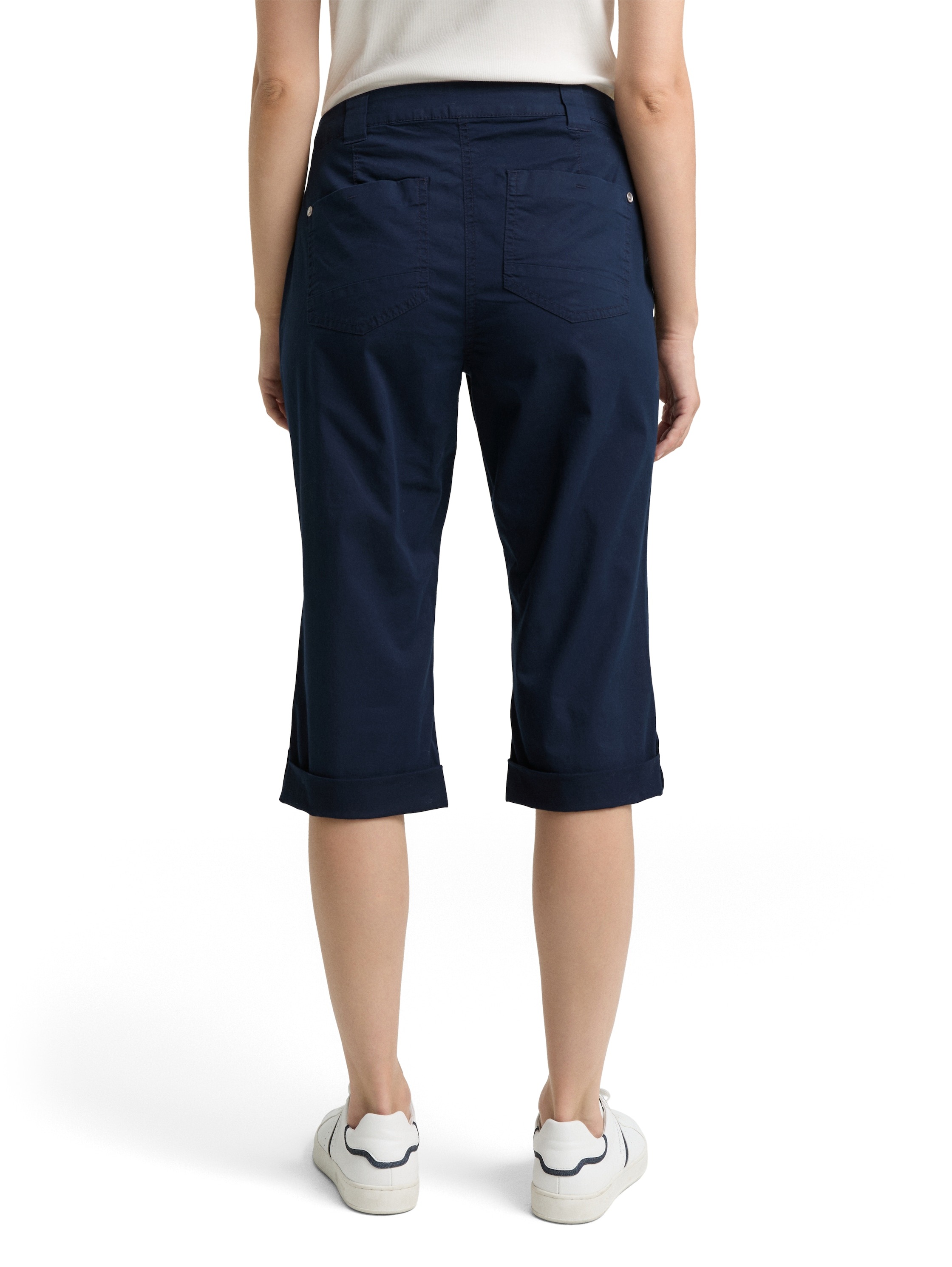 TOM TAILOR Caprihose, Sommerhose mit Streifen Muster günstig online kaufen