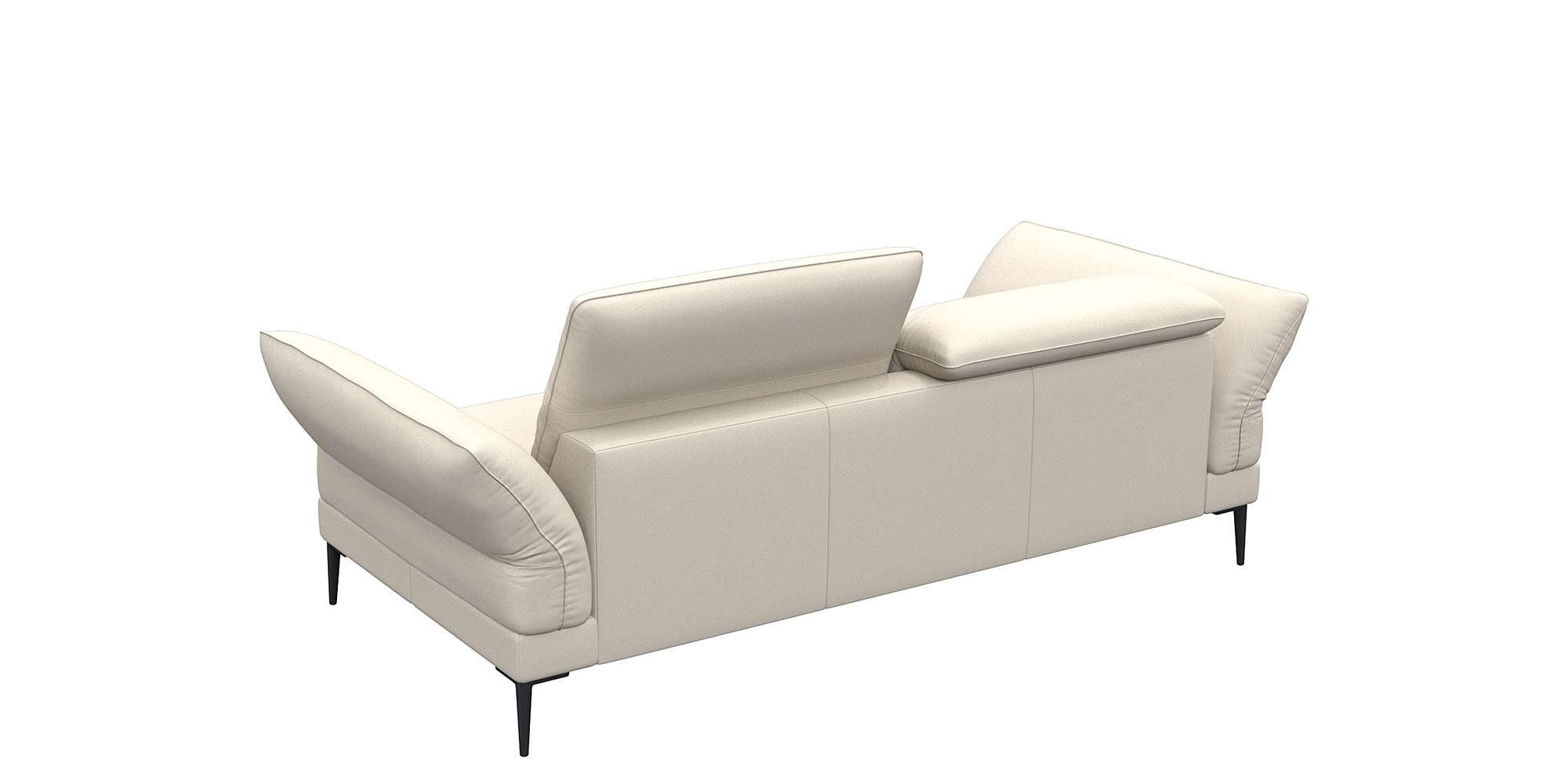 FLEXLUX 2,5-Sitzer »Salino, Funktionssofa, Relaxsofa«, Sofa mit Arm- und Kopfteil-Verstellungen, Kaltschaum & Stahl-Wellen