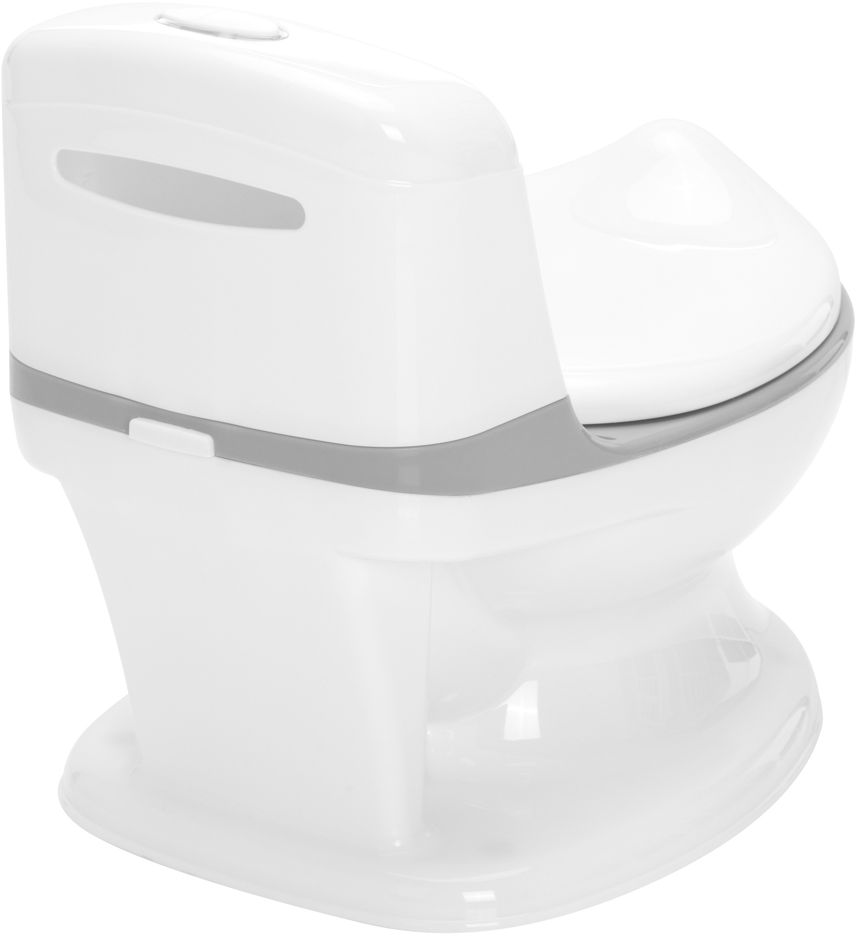 Fillikid Töpfchen »Mini Toilette, weiß/grau«, inkl. Sound- und Lichteffekte