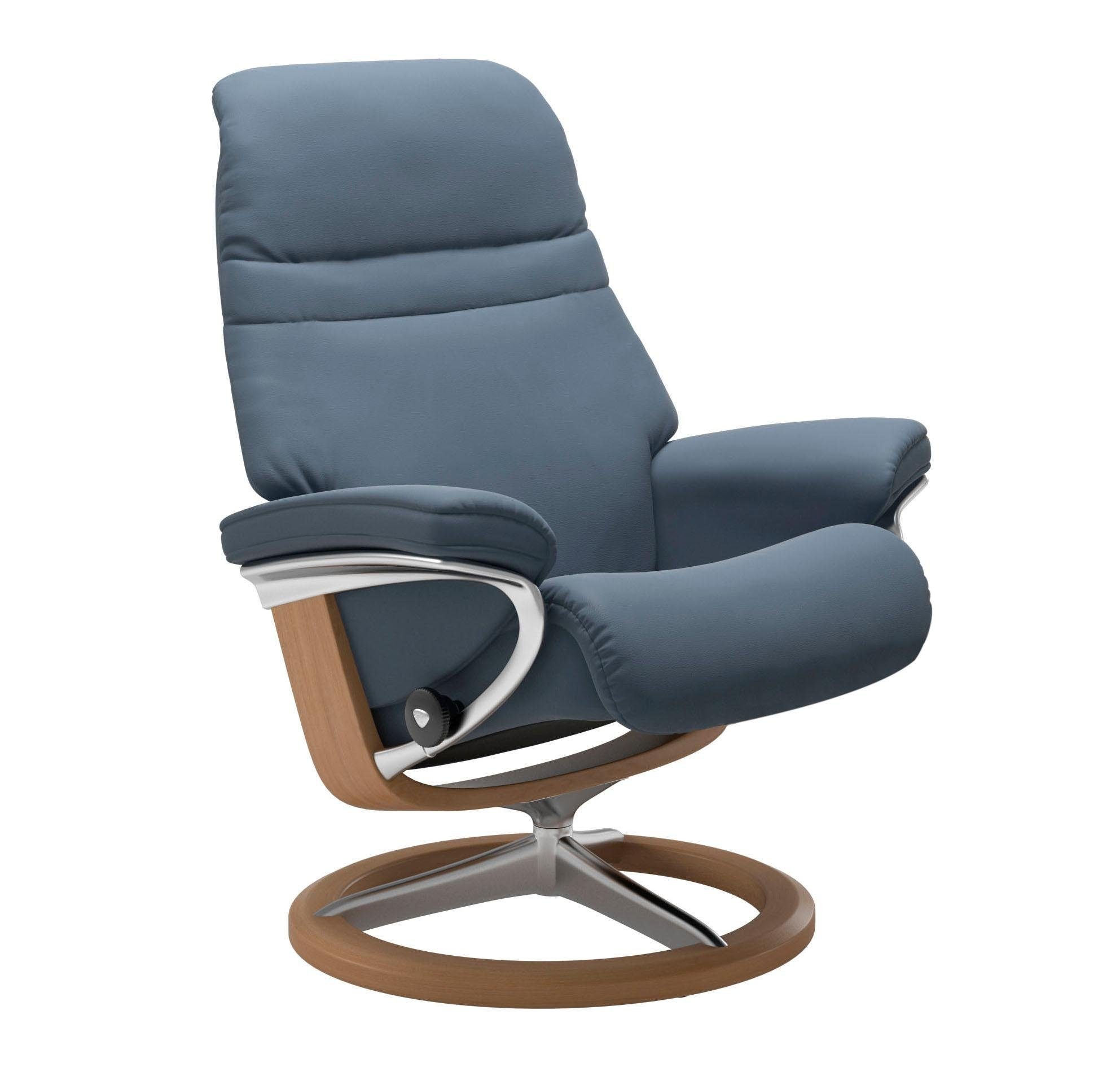 Stressless "Sunrise" mit Signature Base, Größe L, Gestell Eiche, in 2 Leder günstig online kaufen