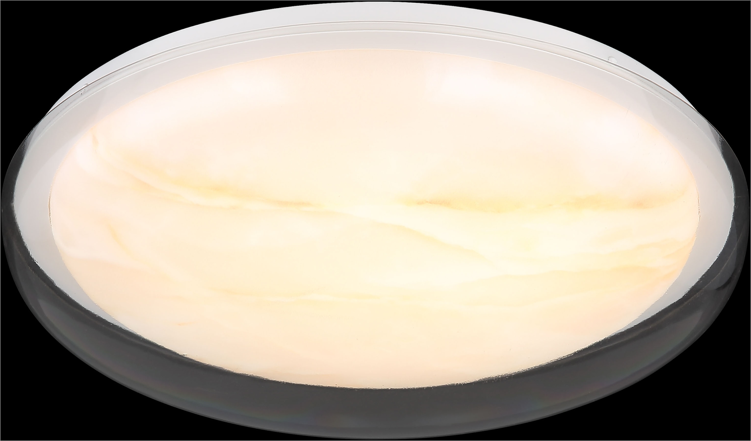 GLOBO LIGHTING LED Deckenleuchte »TYRONE«, Leuchtmittel LED-Modul | LED fest integriert, Deckenlampe/CCT 2700/4000/6000K/rund/Wohnzimmer/Schlafzimmer