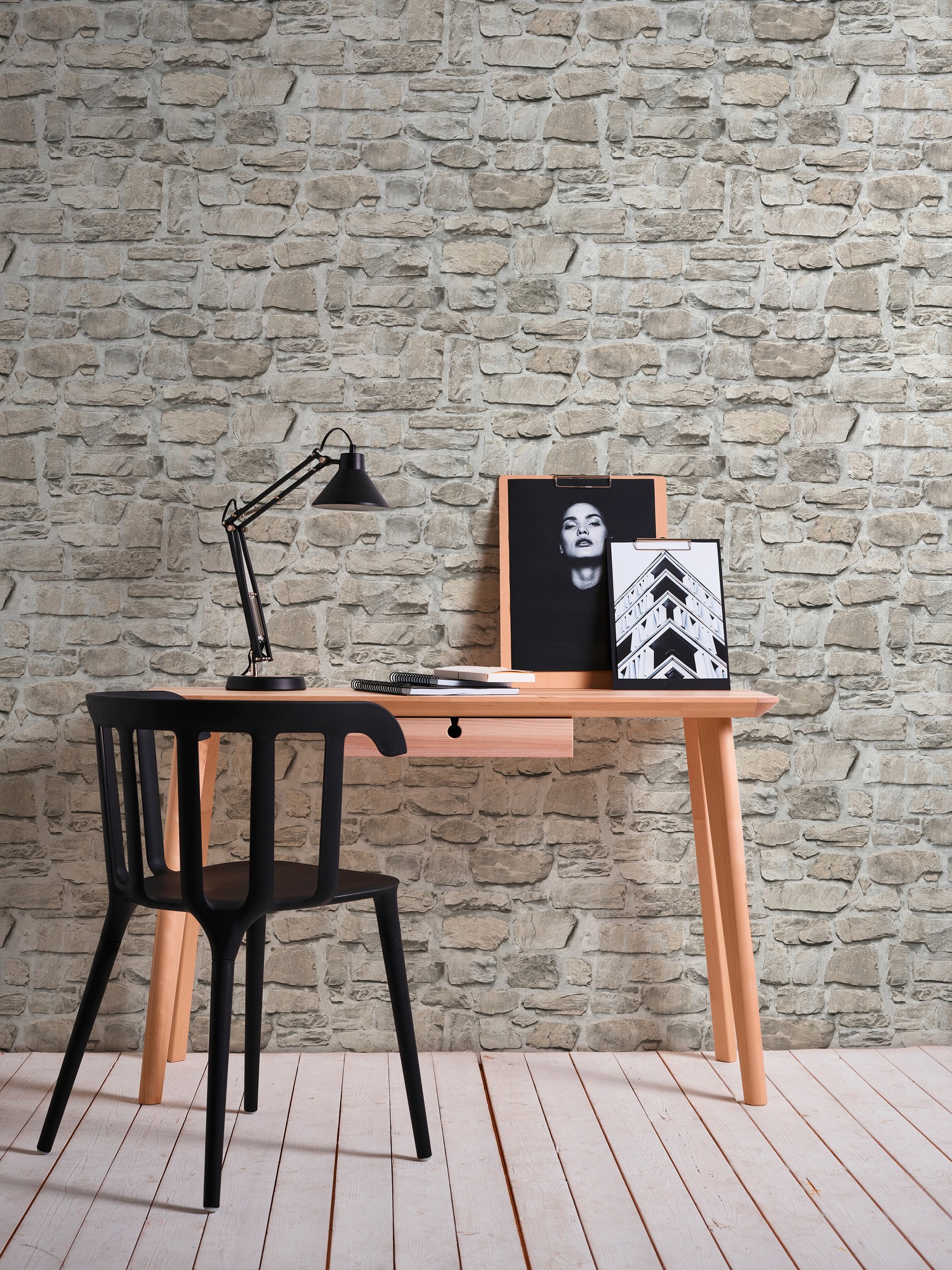 A.S. Création Vliestapete »Decoro«, gemustert-Motiv-abstrakt, Tapete Stein Tapeten Wohnzimmer Schlafzimmer Küche modern Design Optik