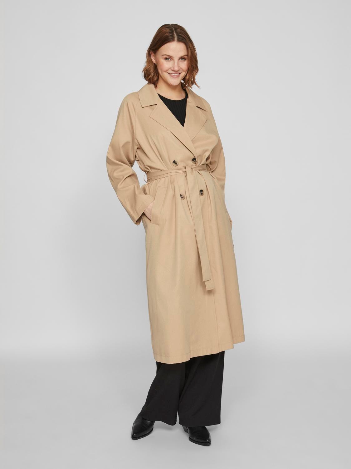 Vila Trenchcoat »VIJANCINE L/S LONG TRENCHCOAT - NOOS«