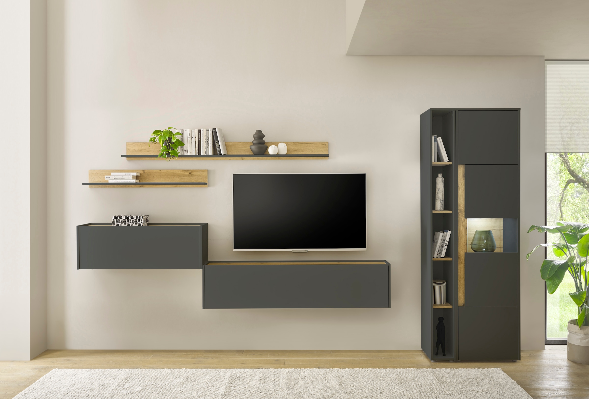 INOSIGN Büromöbel-Set »CiTY/GiRON«, (Set, 5 tlg.), Home Office