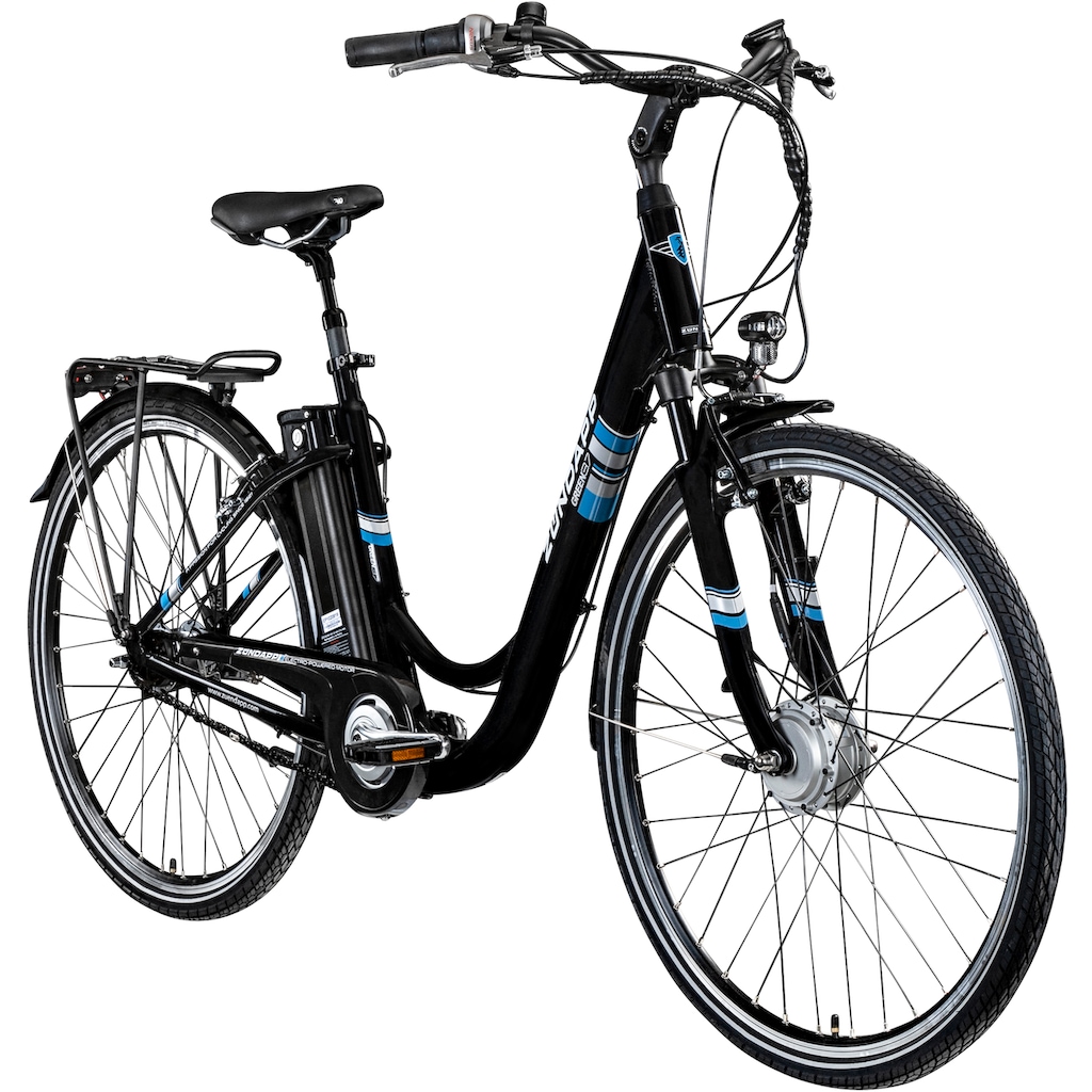 Zündapp E-Bike »Green 3.7«, 7 Gang, Frontmotor 250 W, Alltag