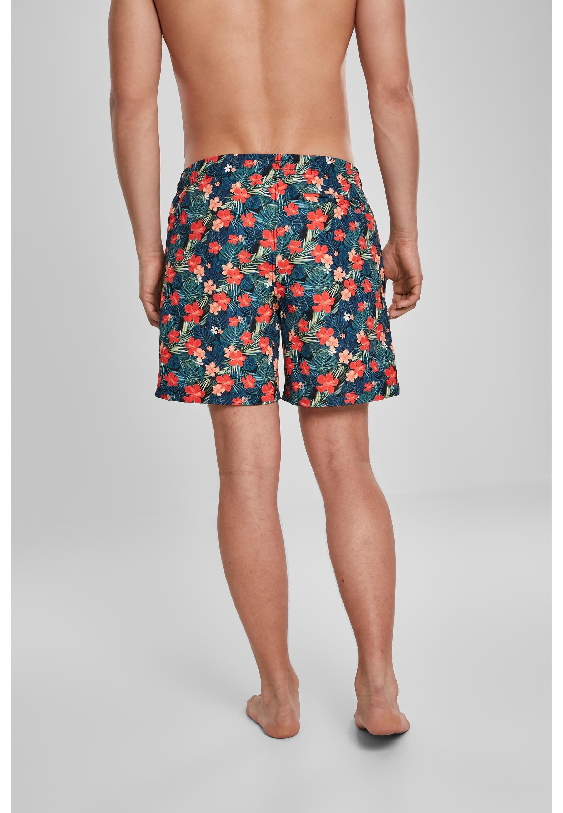 URBAN CLASSICS Badeshorts »Urban Classics Herren Pattern Swim Shorts«