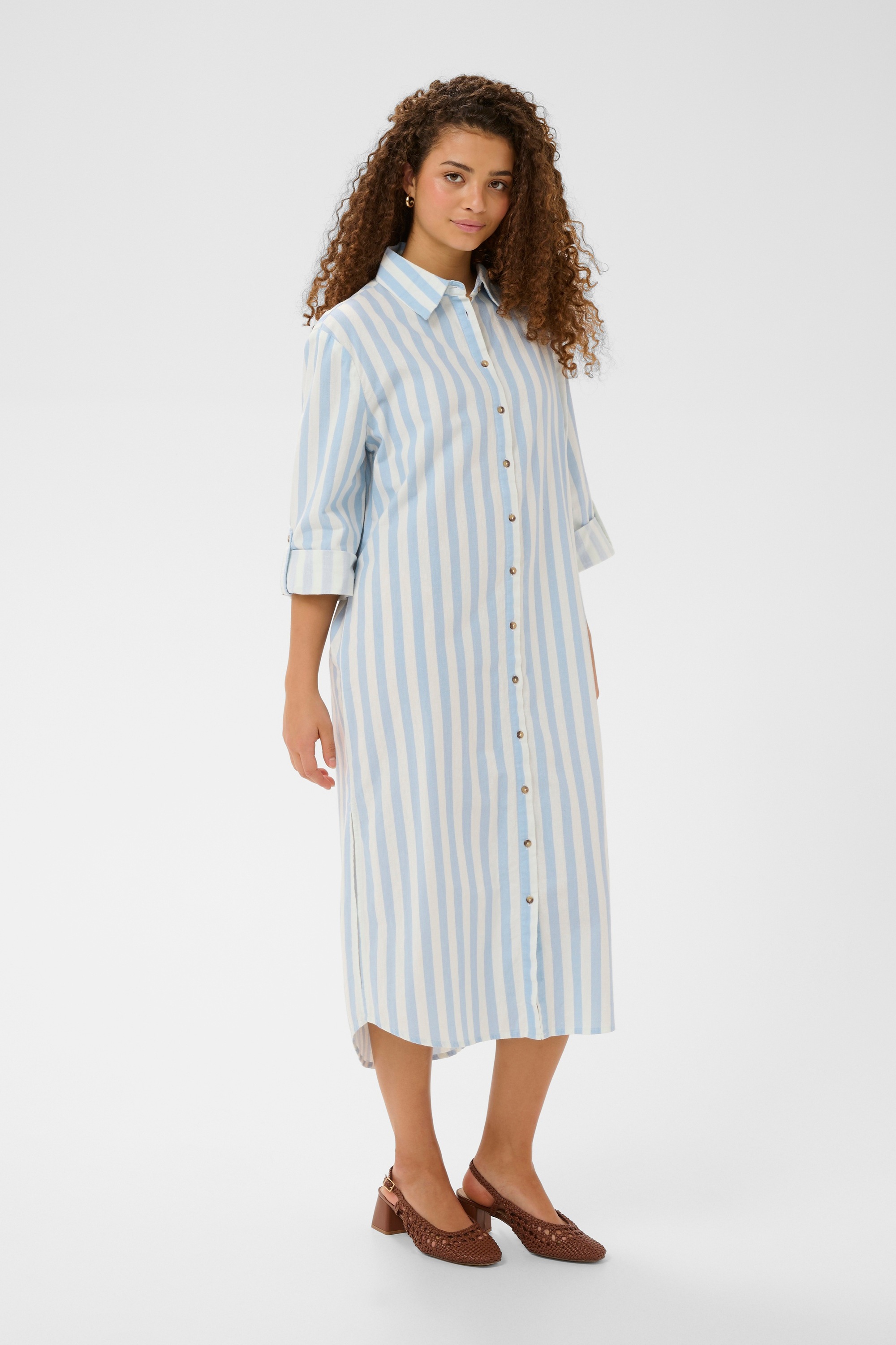 Saint Tropez Midikleid »Damen Kleid ZalindaSZ«