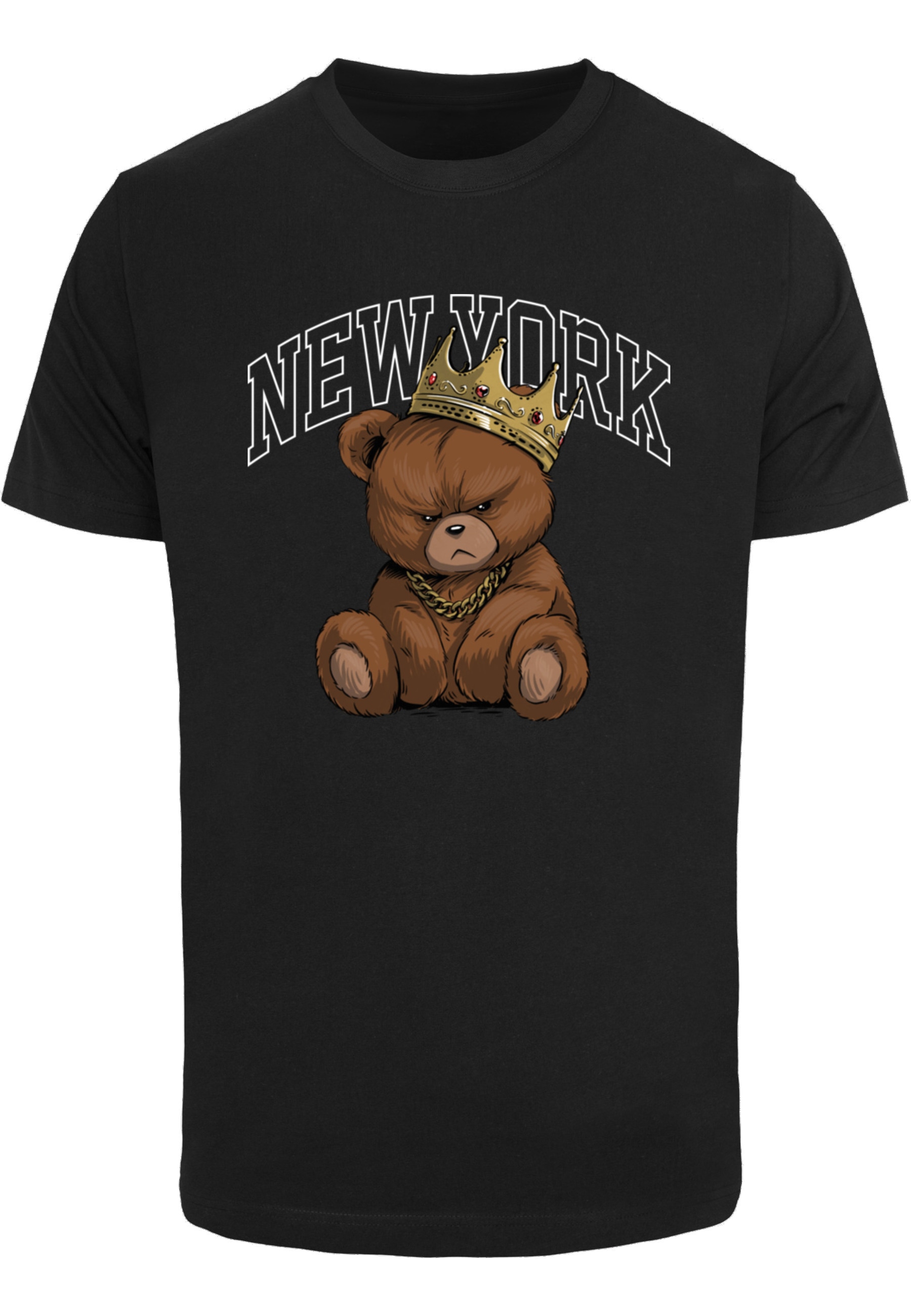 MisterTee T-Shirt "MisterTee NY Crowned Bear Tee" 1 Stk. günstig online kaufen