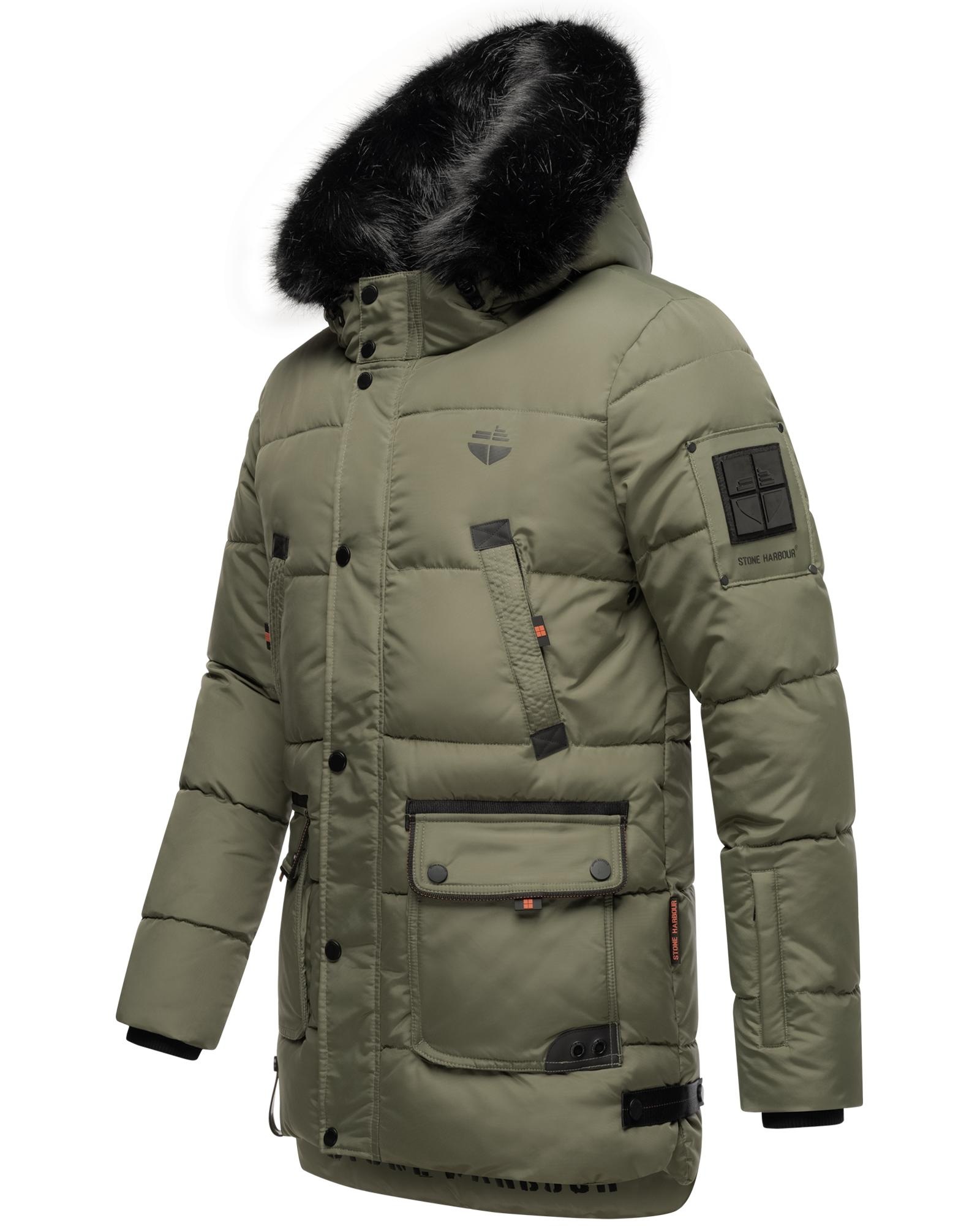 Stone Harbour Steppjacke »Mironoo«, mit Kapuze, stylische Outdoorjacke mit großer Kapuze