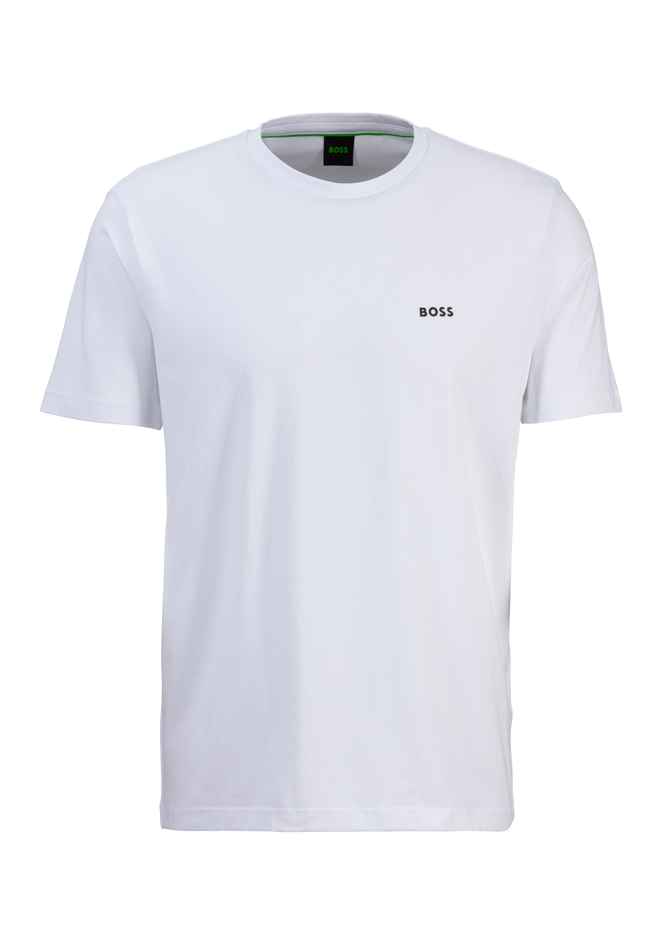BOSS GREEN T-Shirt, (Packung, 2), mit Logodruck
