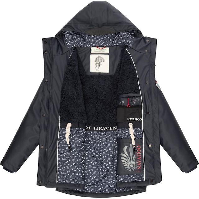 Black Friday Navahoo Regenjacke »Oceans Heart«, mit Kapuze, stylischer  wasserdichter Regenmantel mit Kapuze | BAUR