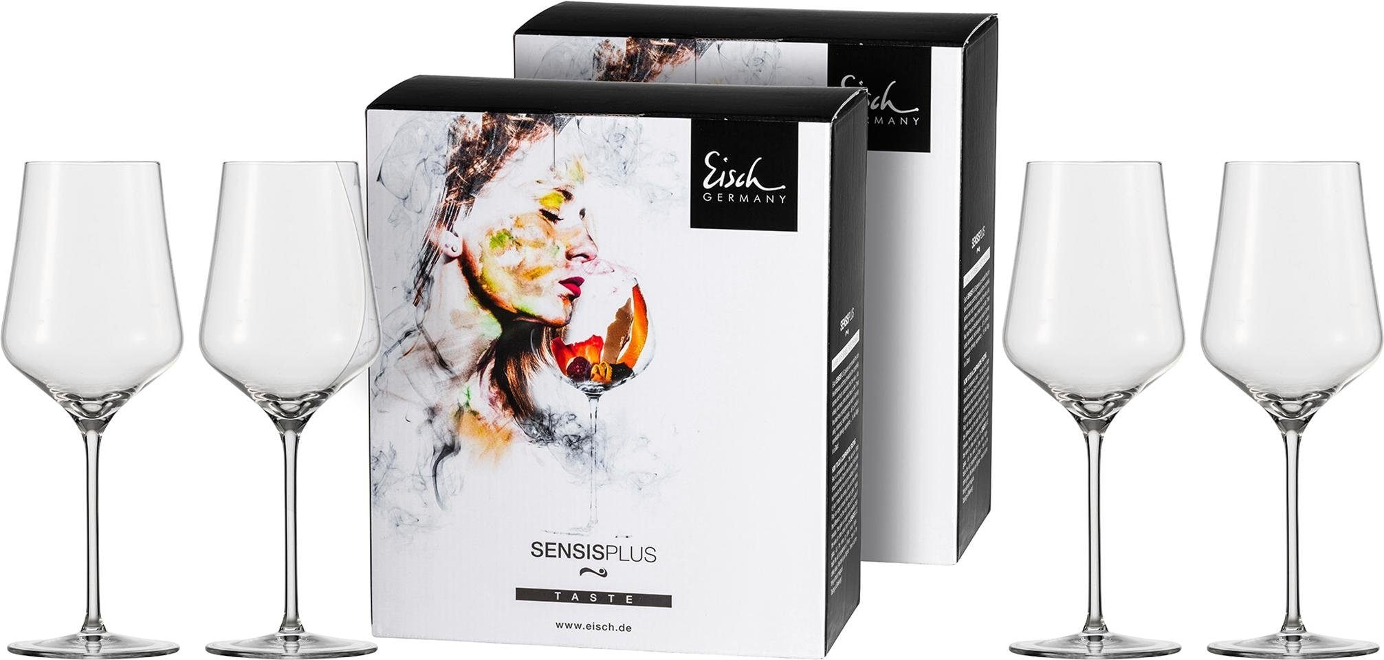 Eisch Germany Rotweinglas »Sky SensisPlus«, (Set, 4 tlg.), bleifrei, 490 ml, 4-teilig