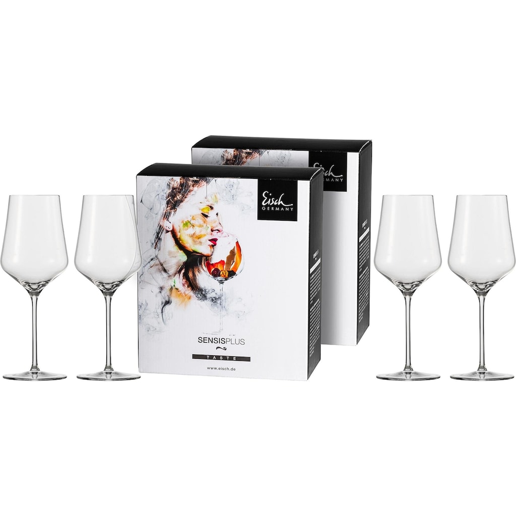 Eisch Rotweinglas »Sky SensisPlus«, (Set, 4 tlg.)