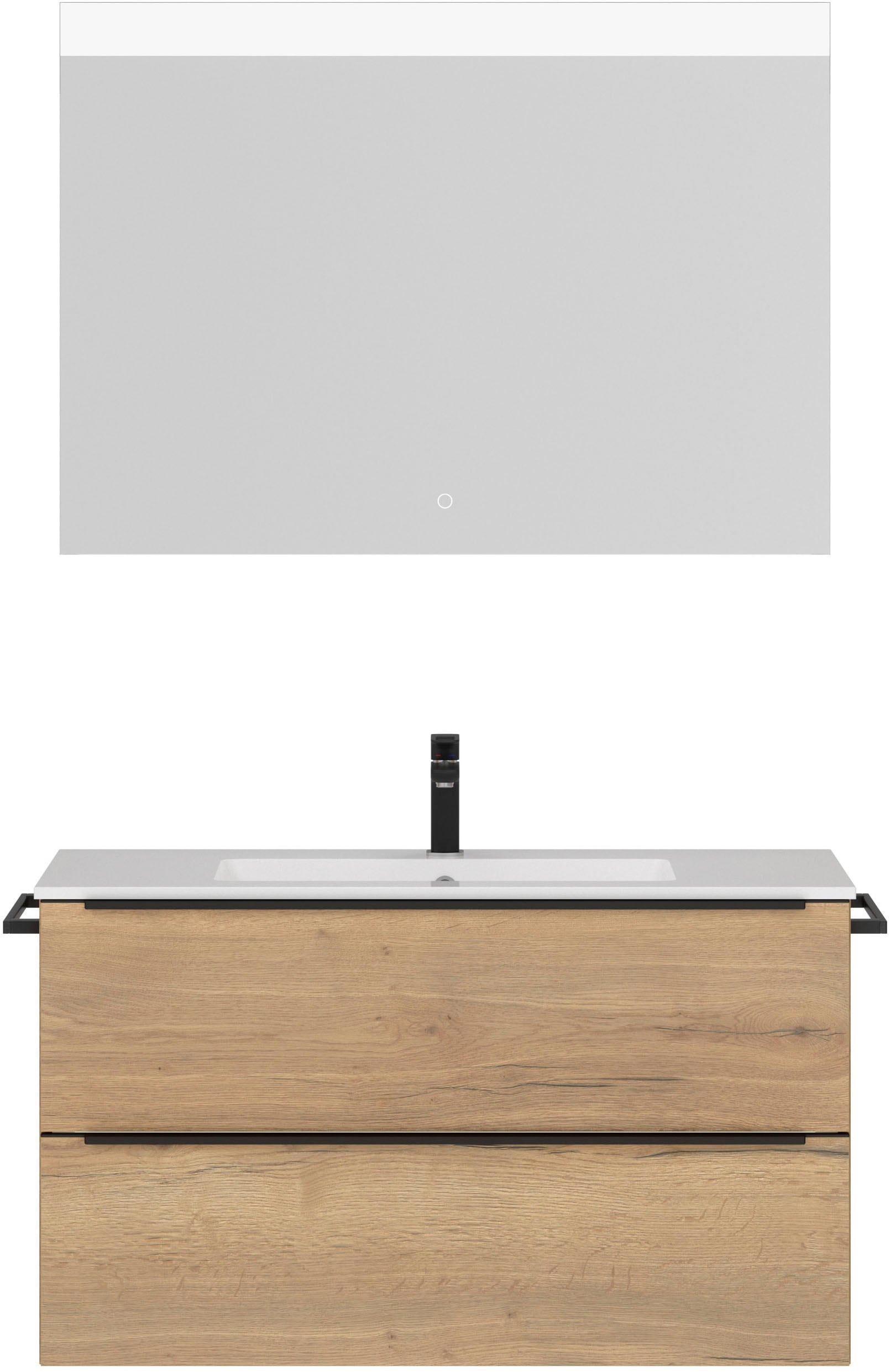 nobilia Badmöbel-Set "Levere" vormontiert, mit Soft-Close, 2 Stk. tlg. günstig online kaufen