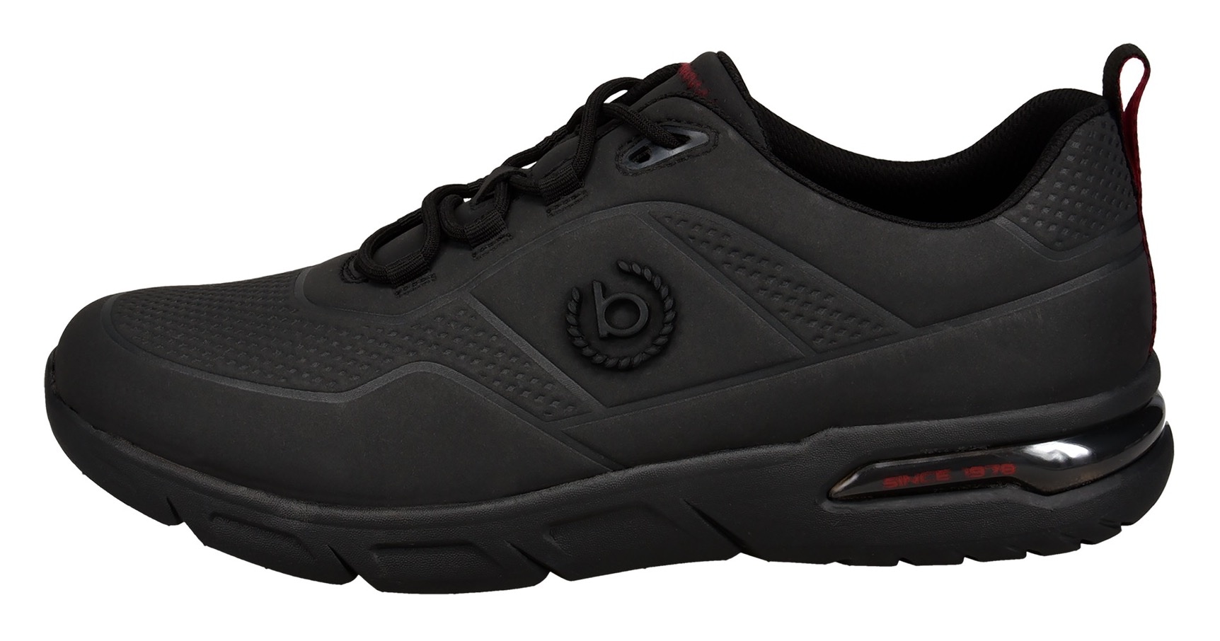 bugatti Keilsneaker, Freizeitschuh, Halbschuh, Schnürschuh mit seitlichem Logo-Icon
