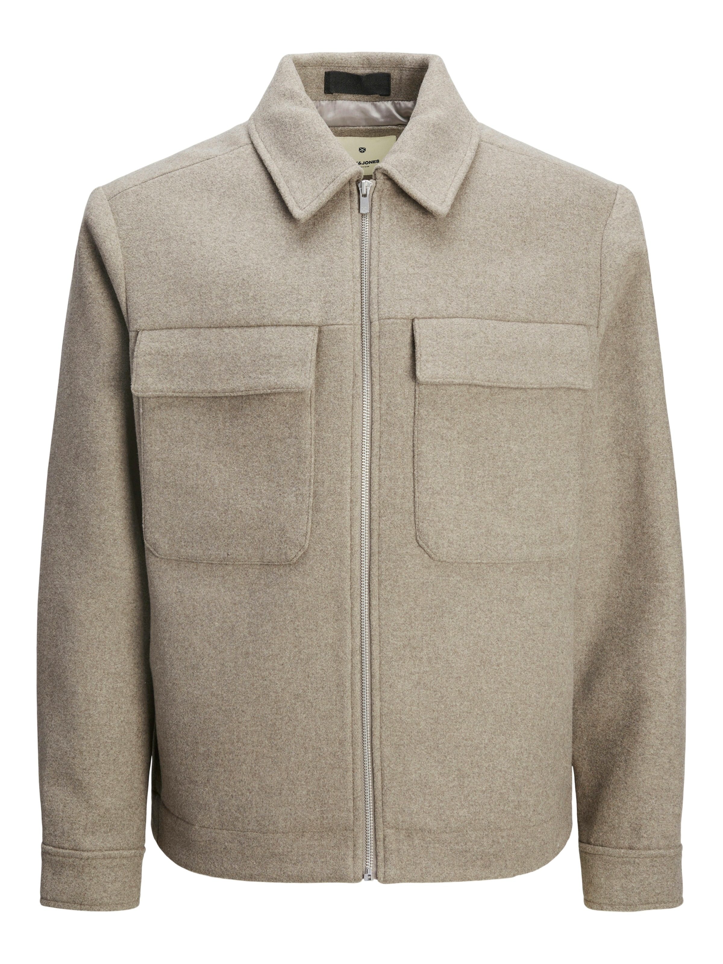 Jack & Jones Wolljacke »JPRCCRUSSEL WOOL BLEND JACKET SN«, ohne Kapuze