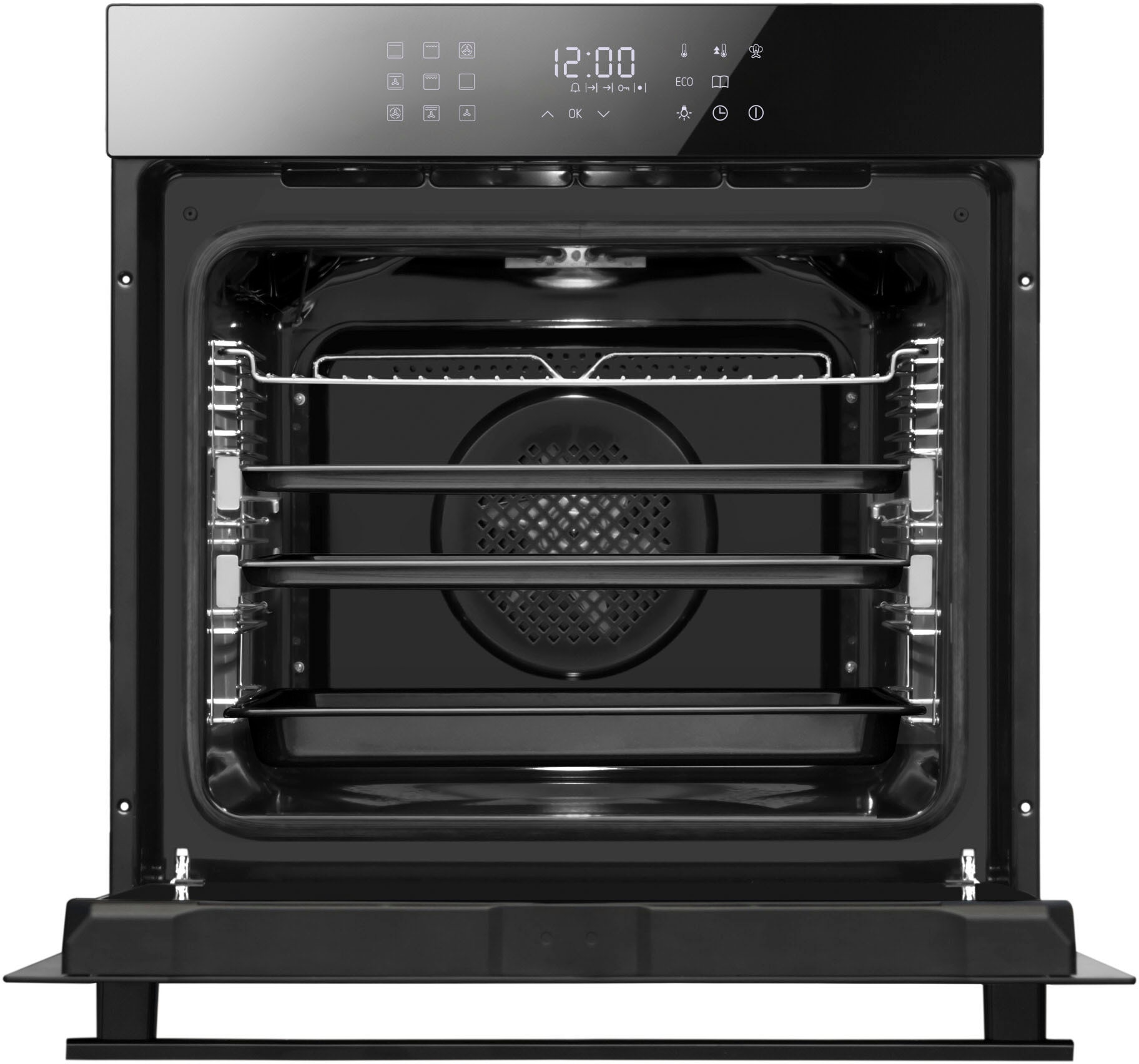 Amica Einbaubackofen  »EBX 944 670 S«, mit 2-fach-Teleskopauszug, Steam Clean