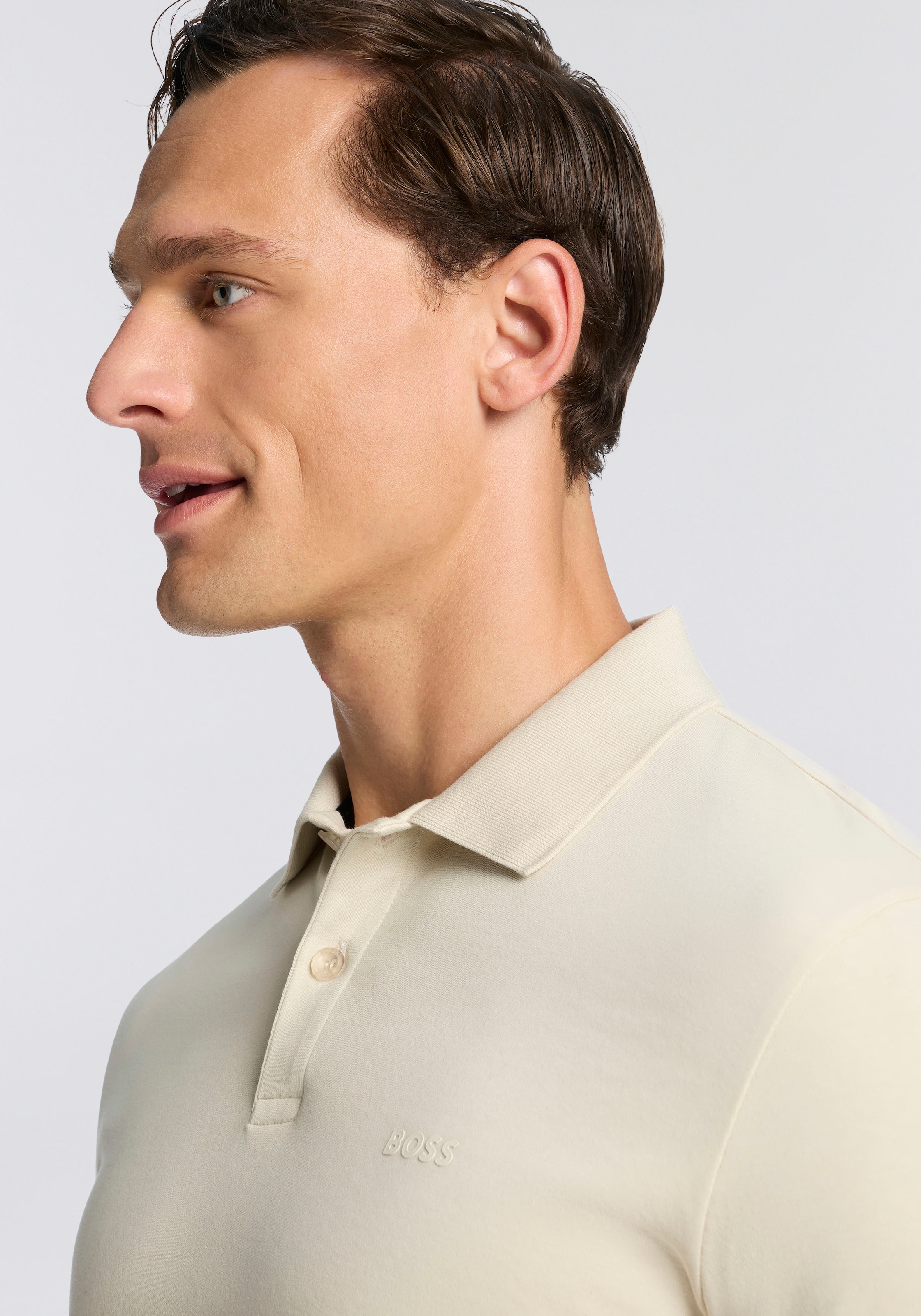 BOSS GREEN Poloshirt »Pio« mit Knöpfen, regular fit, toniges Logo