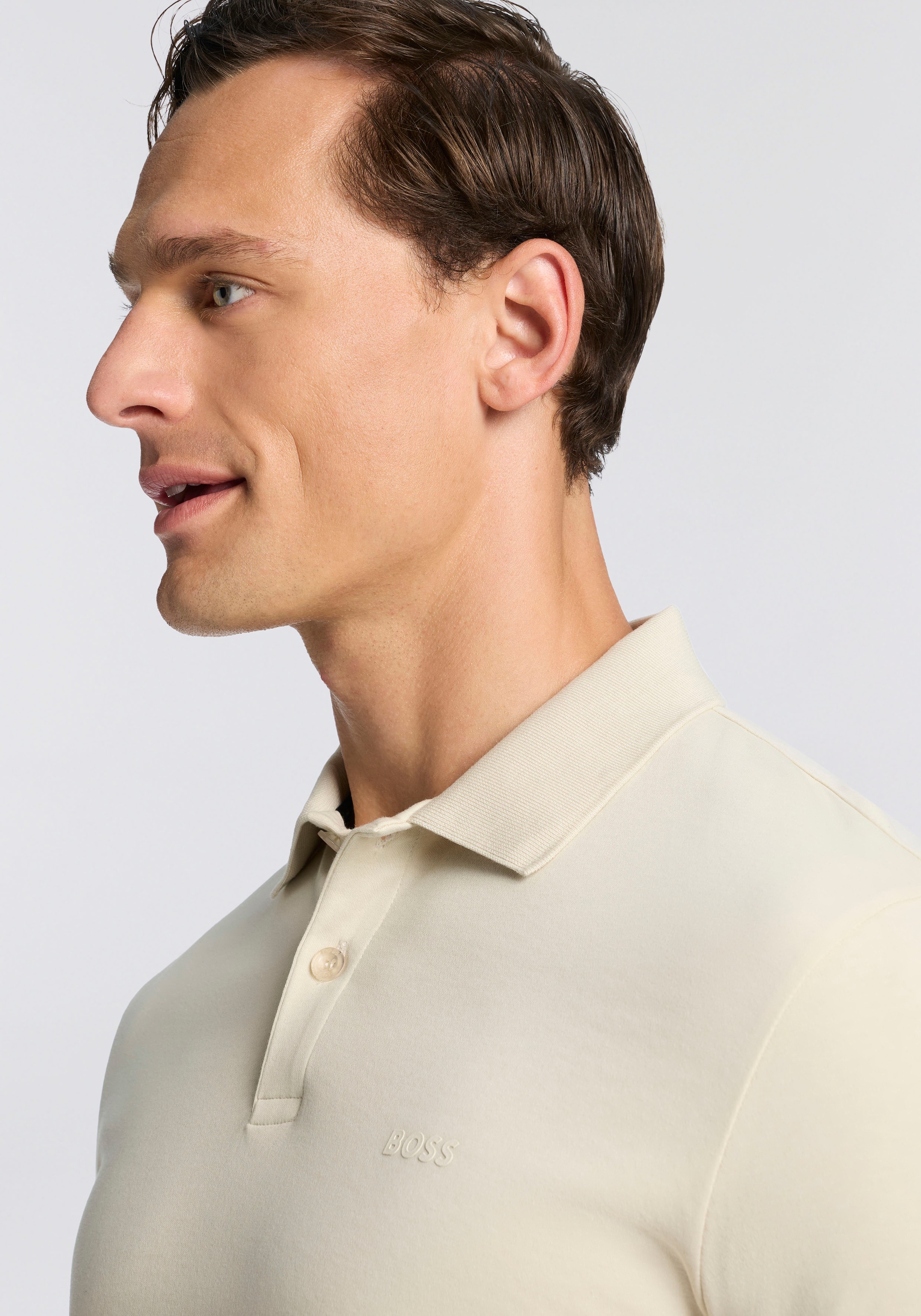 Thumbnail - BOSS GREEN Poloshirt "Pio" mit Knöpfen, regular fit, toniges Logo