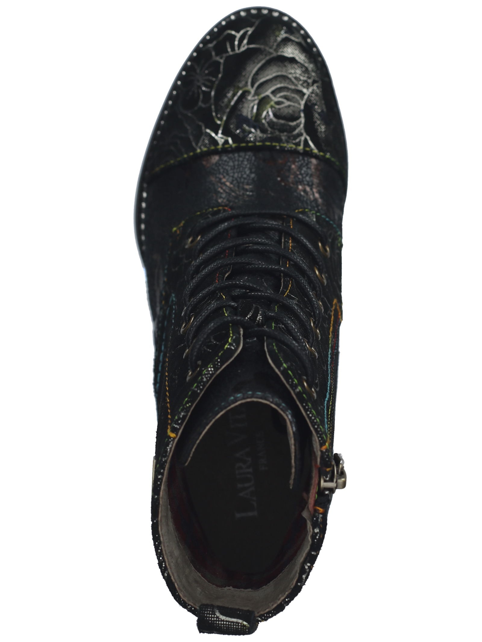 LAURA VITA Schnürstiefelette »LAURA VITA Stiefelette Leder/Textil«