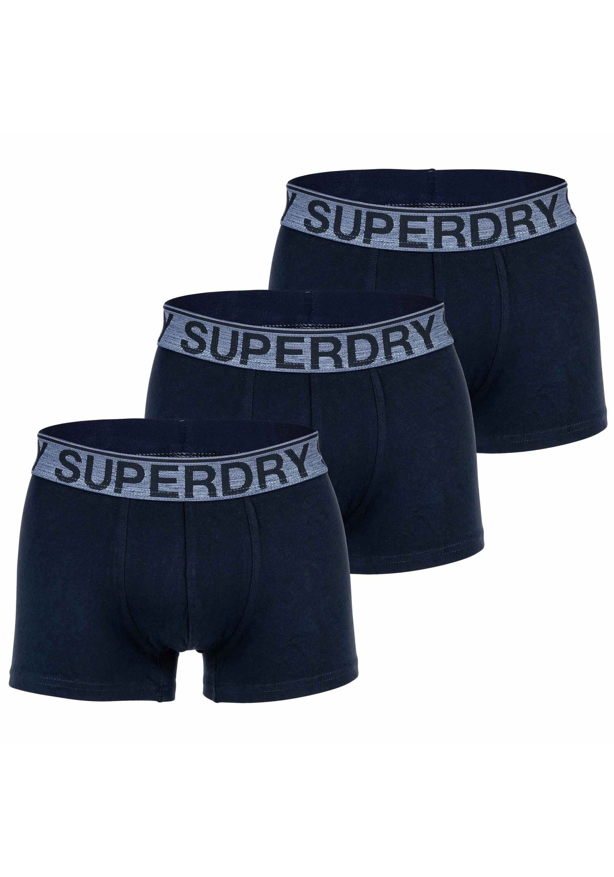 Superdry 3-er Set Trunks Blau günstig online kaufen