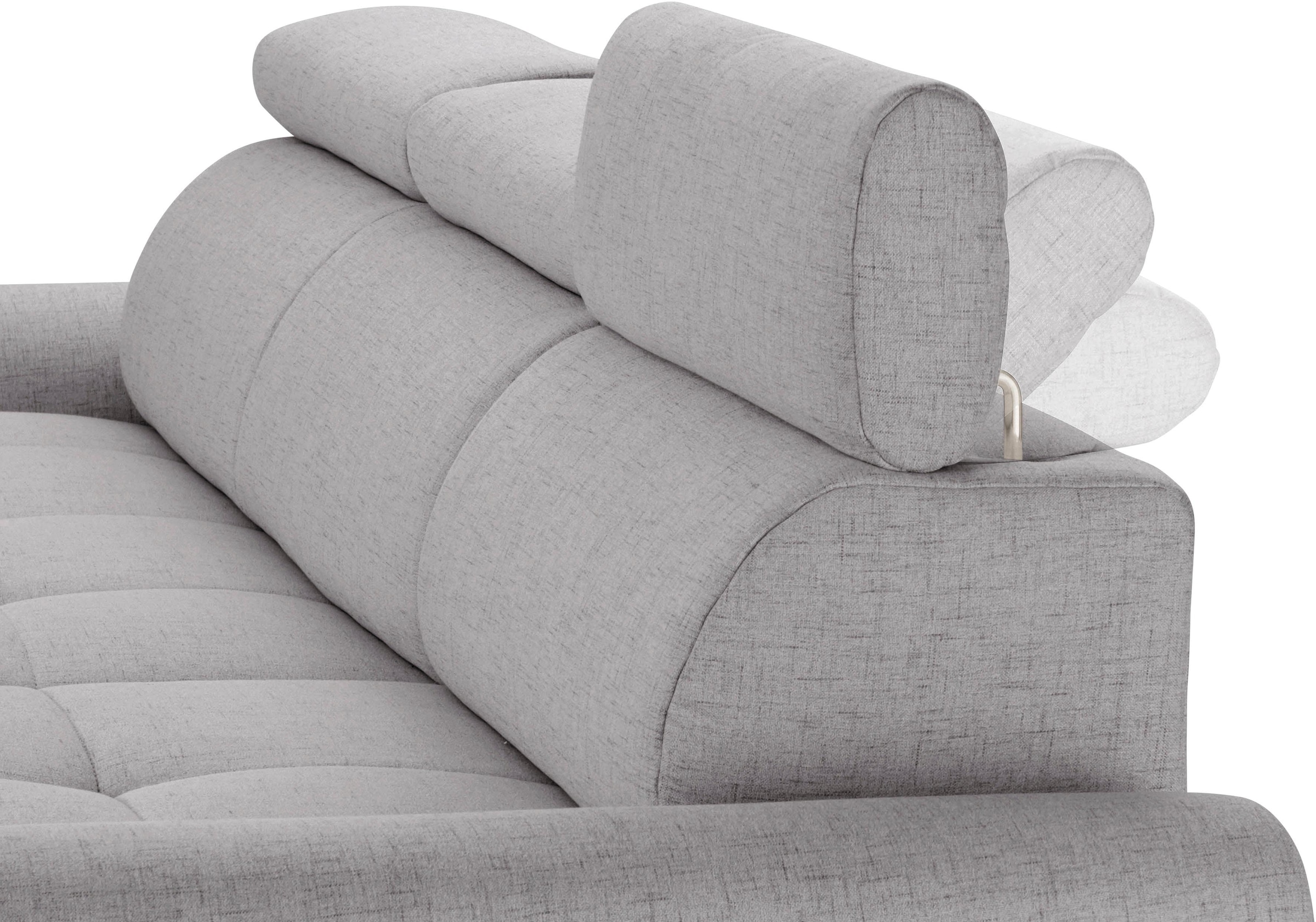 sit&more Ecksofa "Riva L-Form", inklusive Kopteilverstellung, wahlweise mit günstig online kaufen