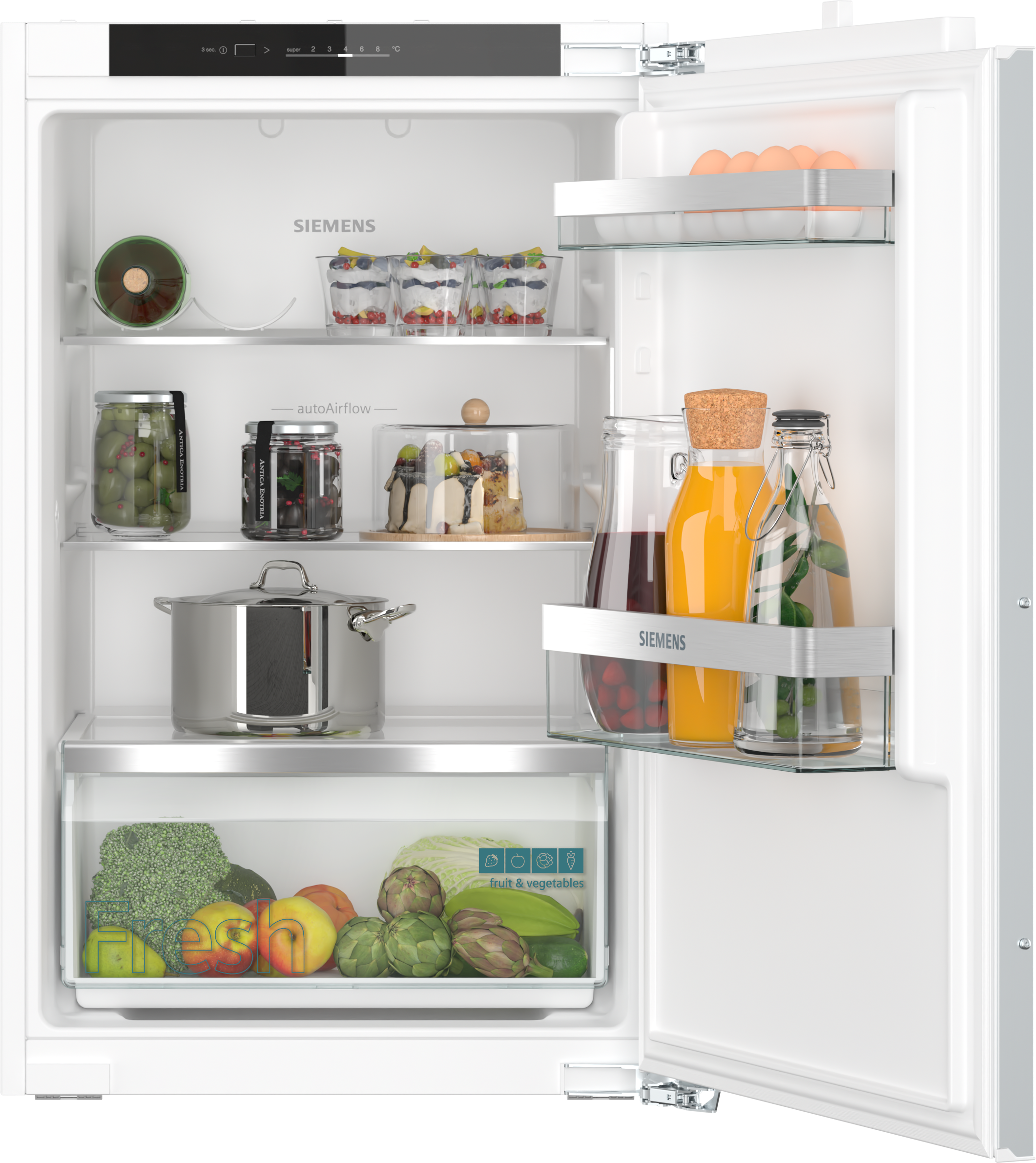 SIEMENS Einbaukühlschrank iQ300 "KI21RVFE0" 87,4 cm hoch 54,1 cm breit günstig online kaufen