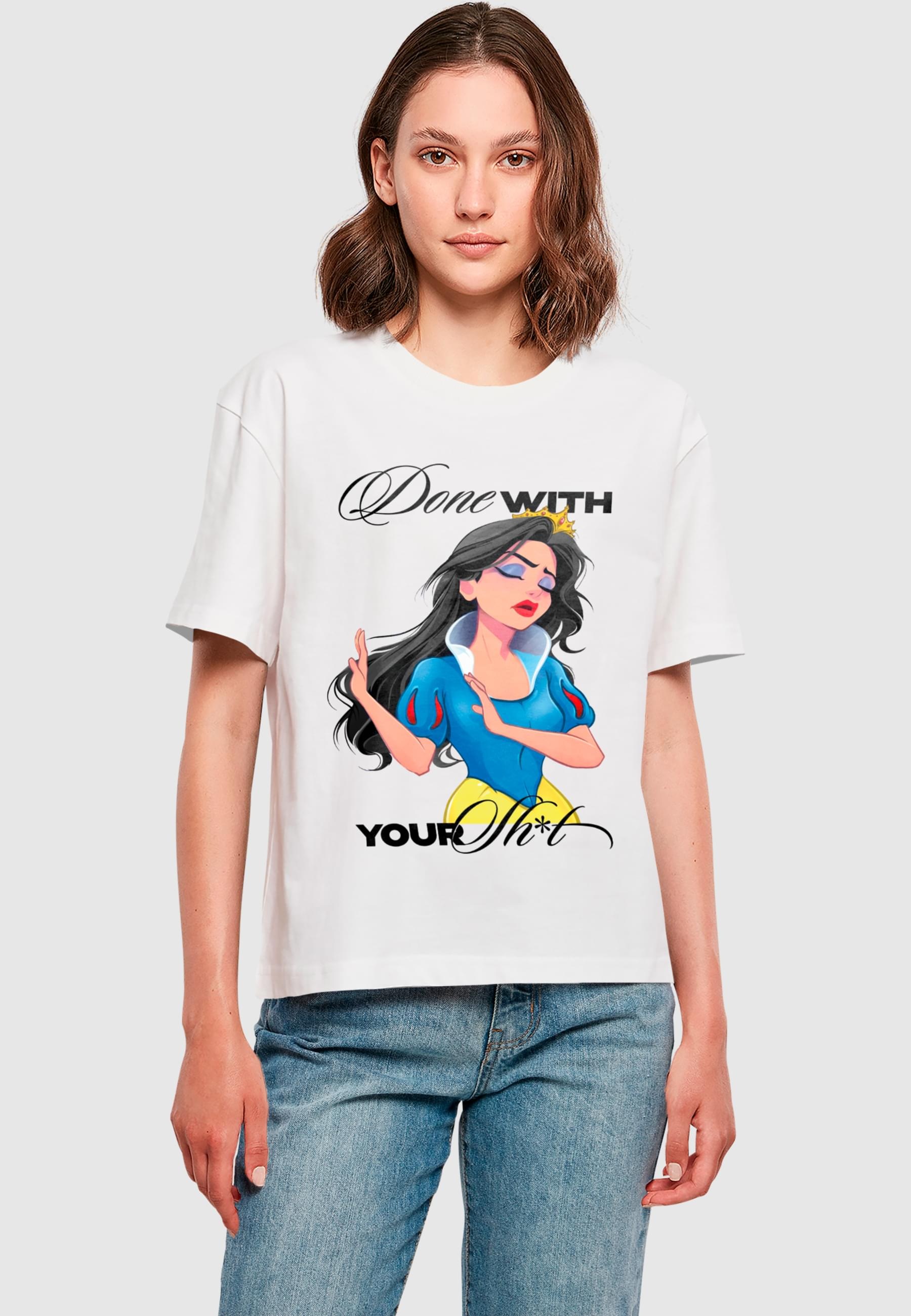 Miss Tee T-Shirt »Miss Tee Done With Your Sh*it Tee«, (1 tlg.)