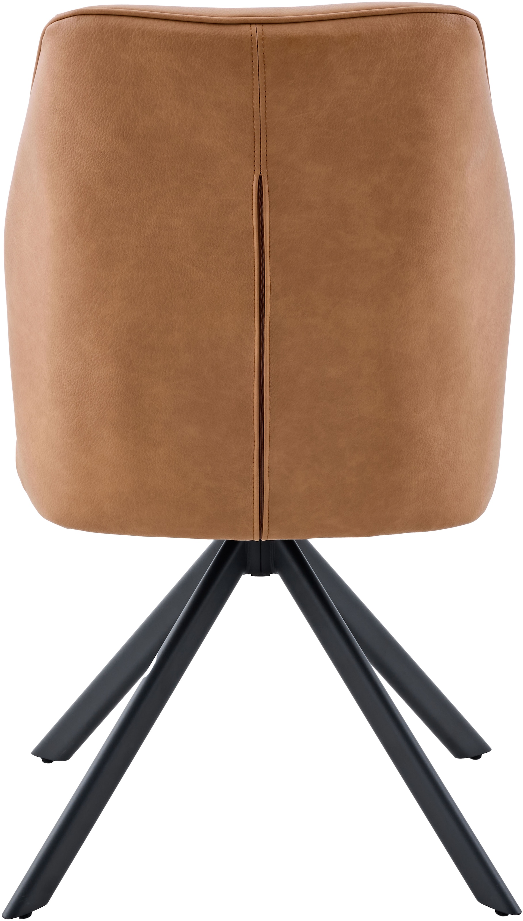 HELA 4-Fußstuhl »PRIZZI« (Set) 2 Stk.4-Fuß, 360° drehbar, Gestell oval, gepolstert, Lederoptik